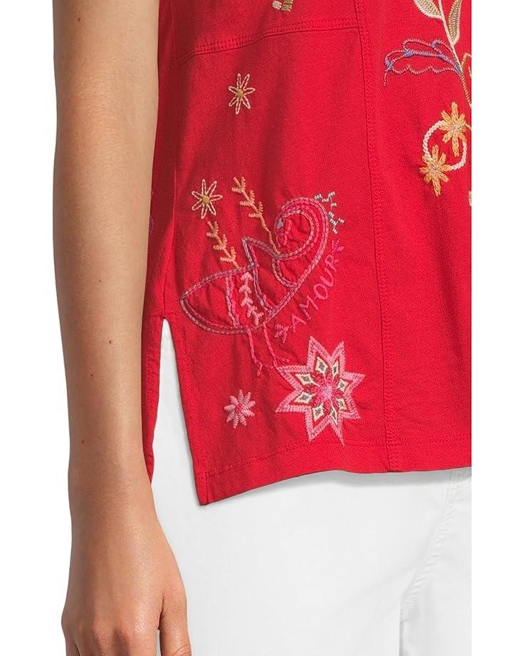 V-neck Short Sleeve Tee - Nicolette Product Image