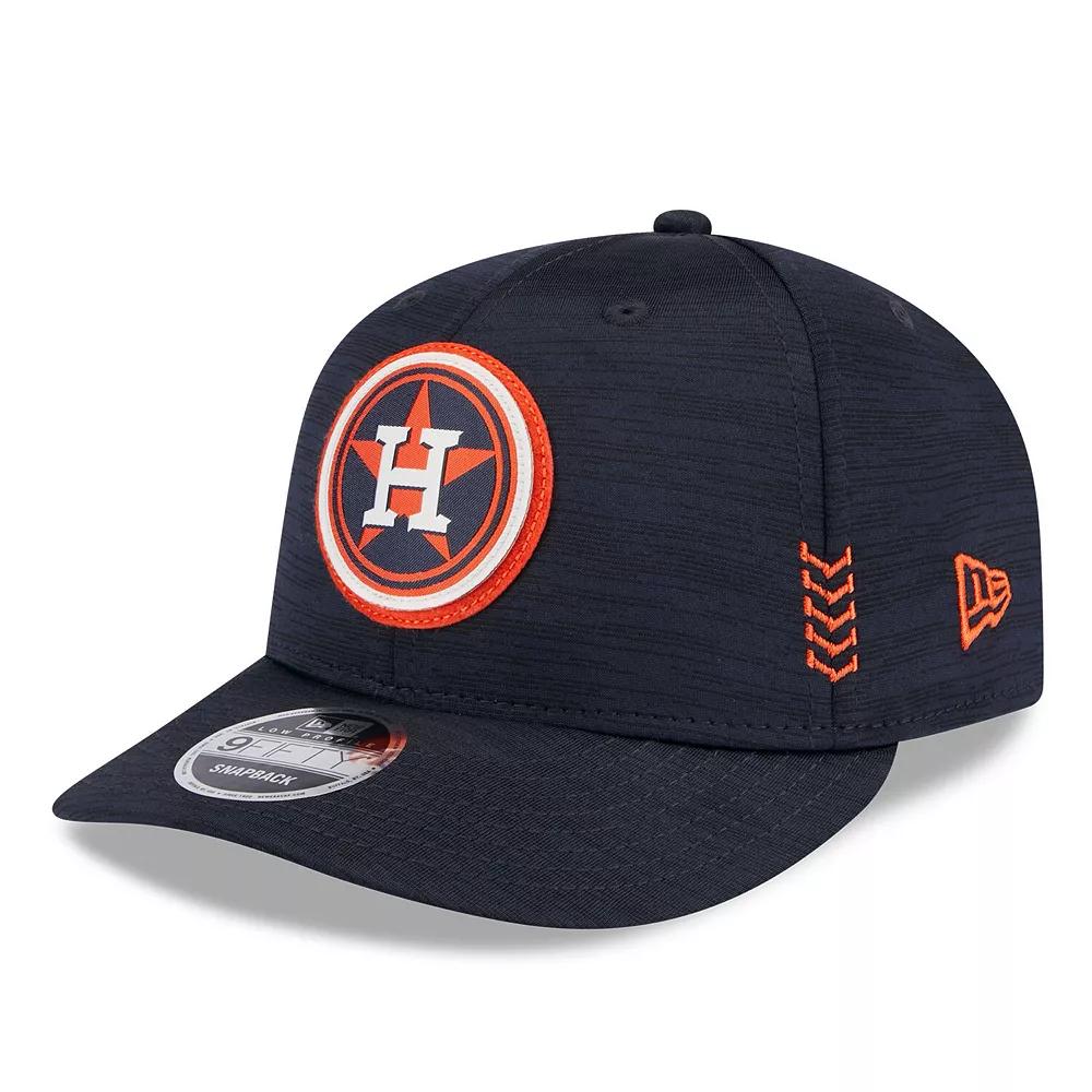 Men's New Era Navy Houston Astros 2024 Clubhouse Low Profile 9FIFTY Snapback Hat, Blue Product Image