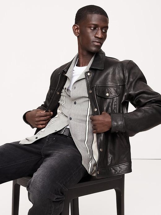 Luxury-Touch Pique Resort Shirt Product Image