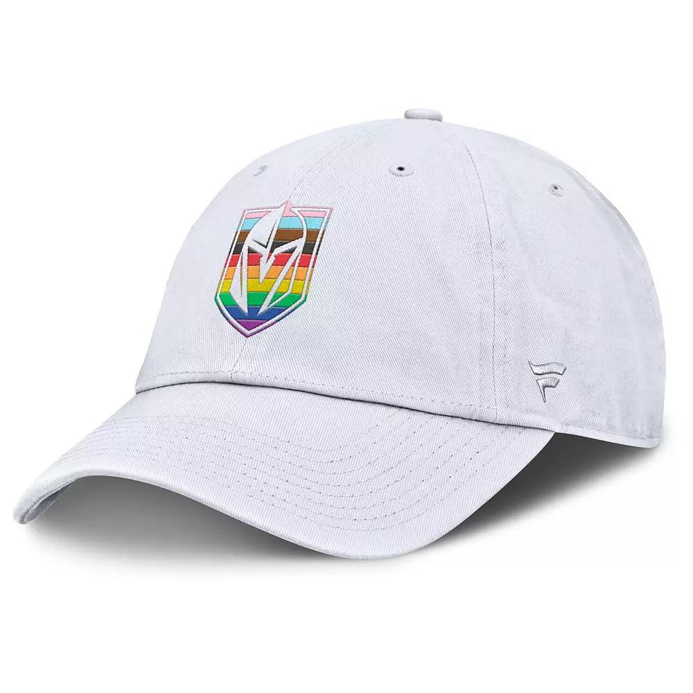 Men's Fanatics White Vegas Golden Knights PRIDE Adjustable Hat, Lvk White Product Image