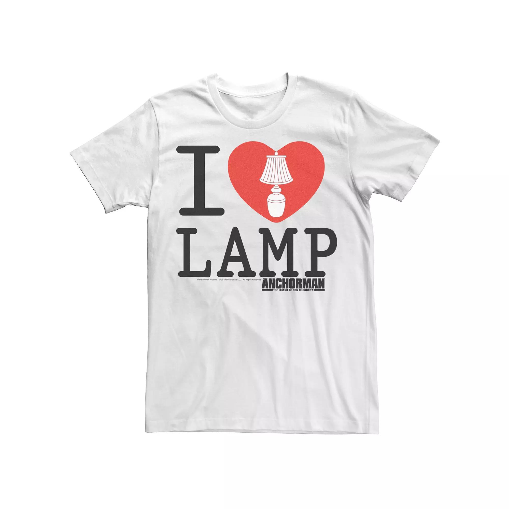 Men's Anchorman I Heart Lamp Icon Tee,  Product Image