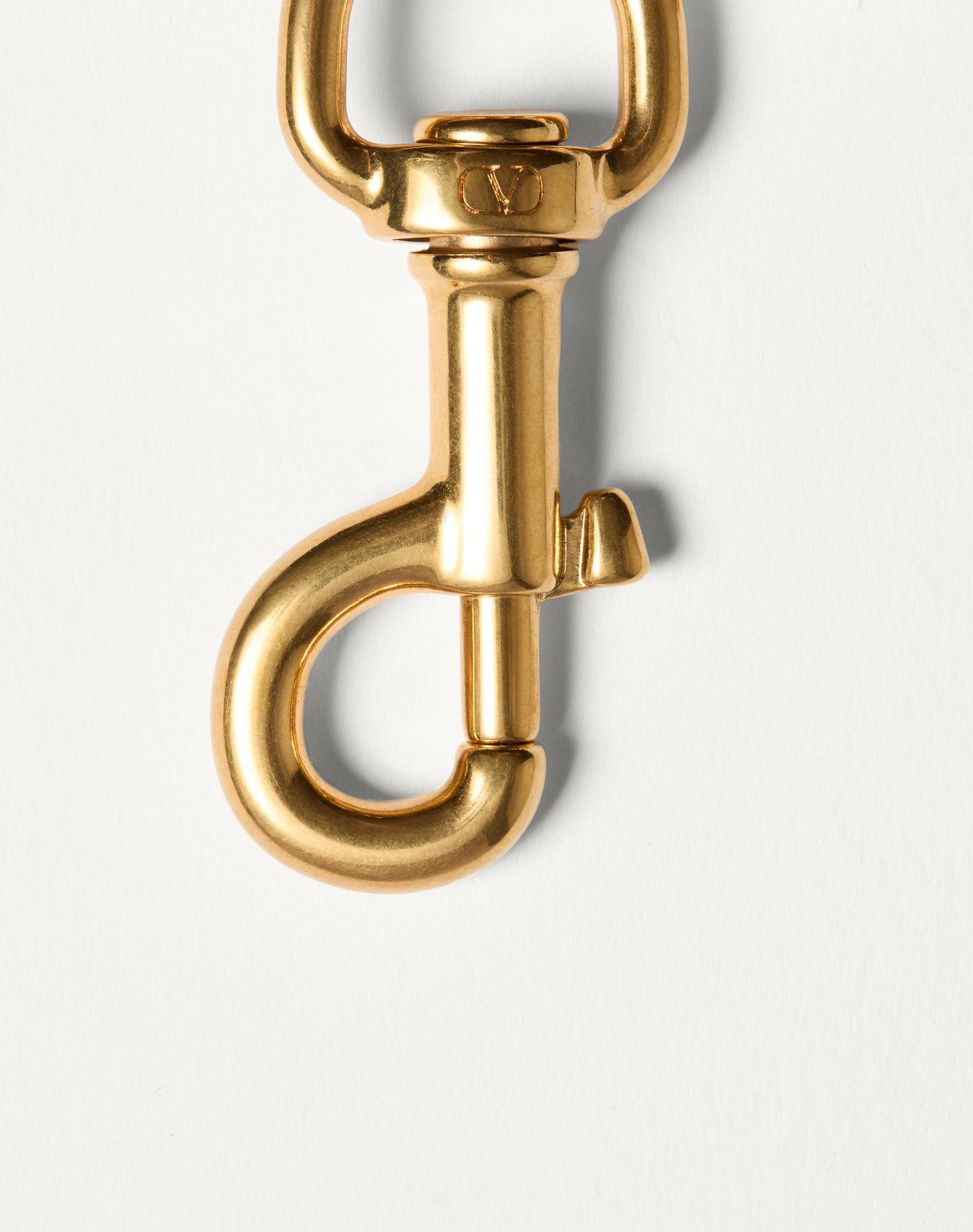 Vlogo Signature Metal Bag Charm With Key Ring Product Image