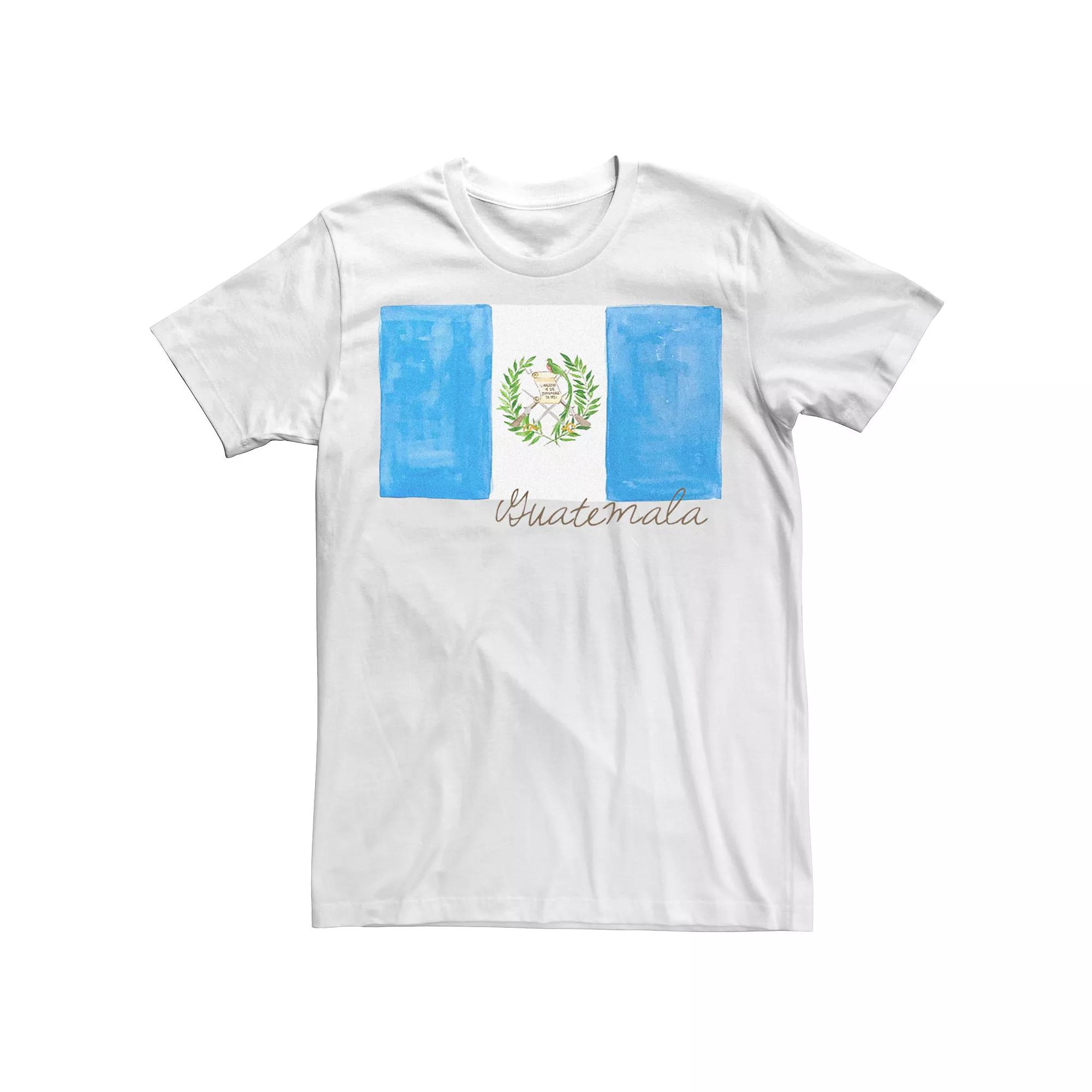 Men's HHM Guatemala Flag Watercolor Tee,  Product Image