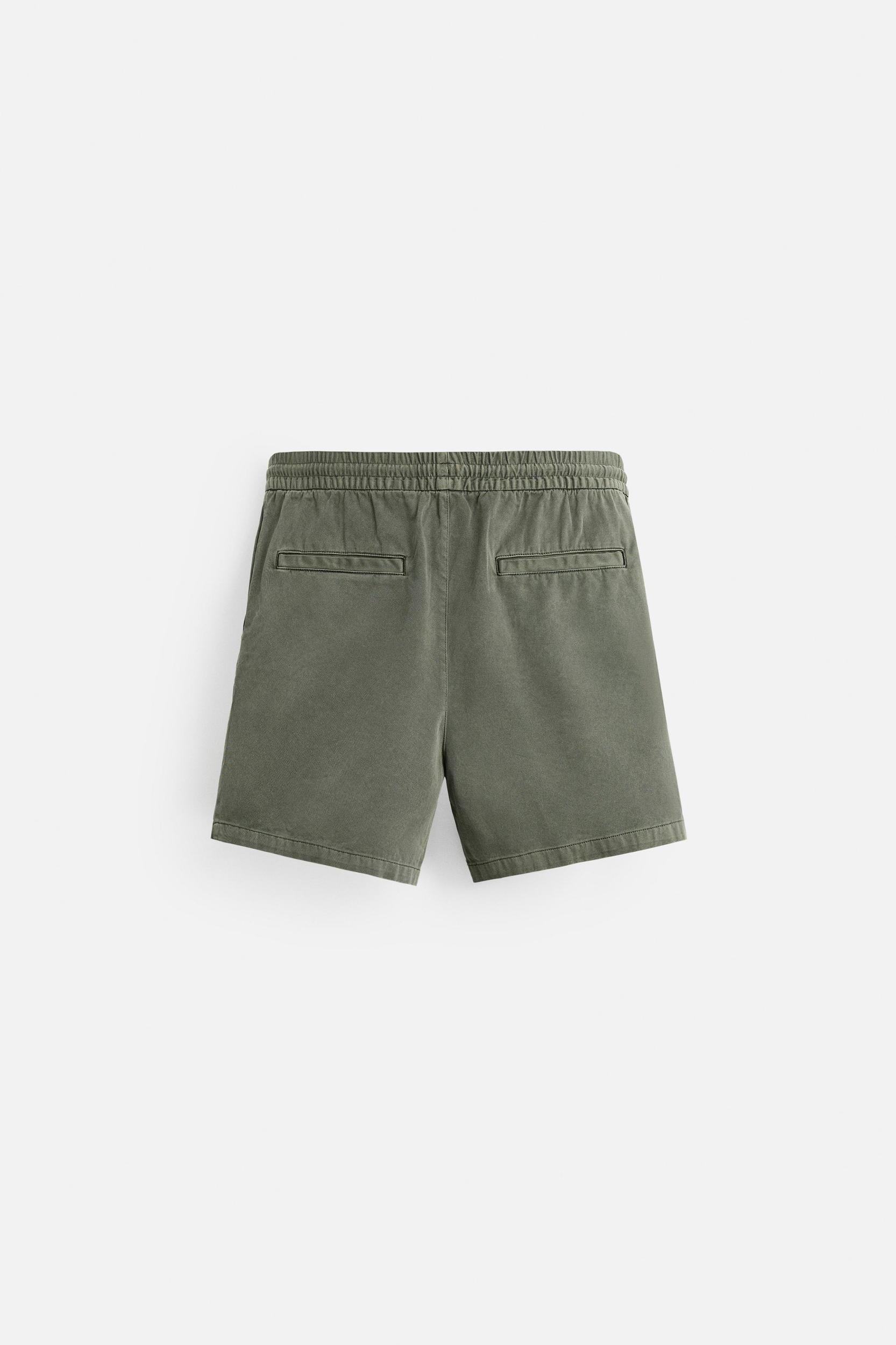 RELAXED FIT WASHED SHORTS Product Image