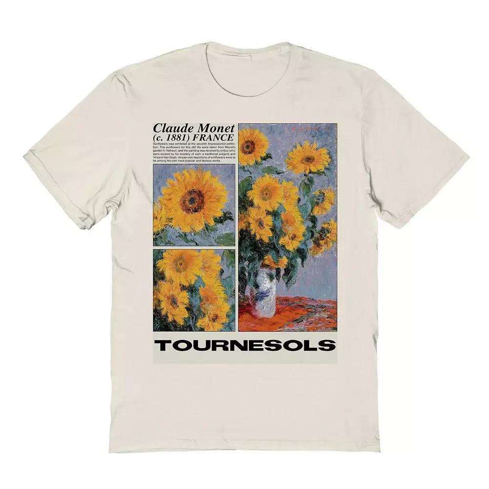 Men's Fine Art - Tournesols Graphic Tee, Size: Medium, White Product Image