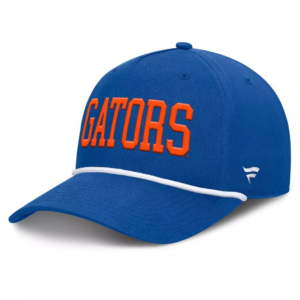 Men's Fanatics Royal Florida Gators Foul Ball Rope Adjustable Hat, Blue Product Image
