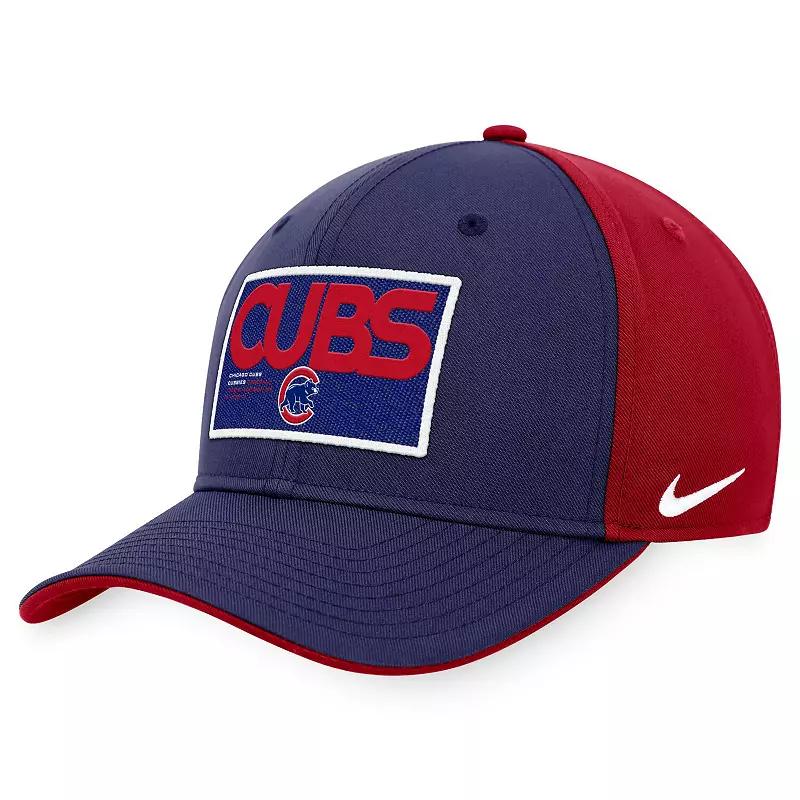 Men's Nike Royal/Red Chicago Cubs Classic99 Colorblock Performance Snapback Hat, Blue Product Image
