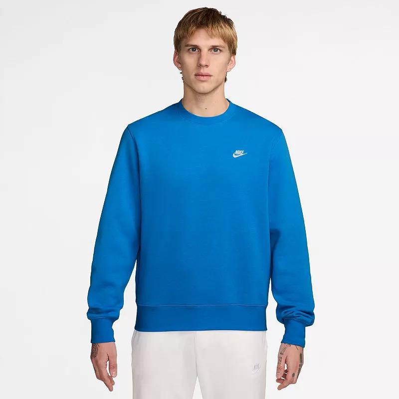Big & Tall Nike Club Fleece Crewneck Sweatshirt, Men's,  Product Image