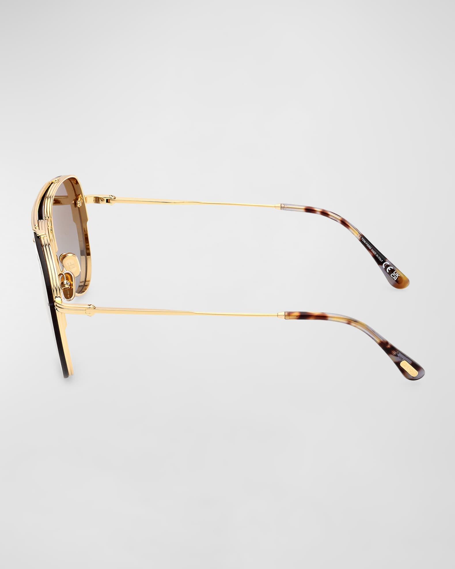 Men's Leon Metal Aviator Sunglasses Product Image