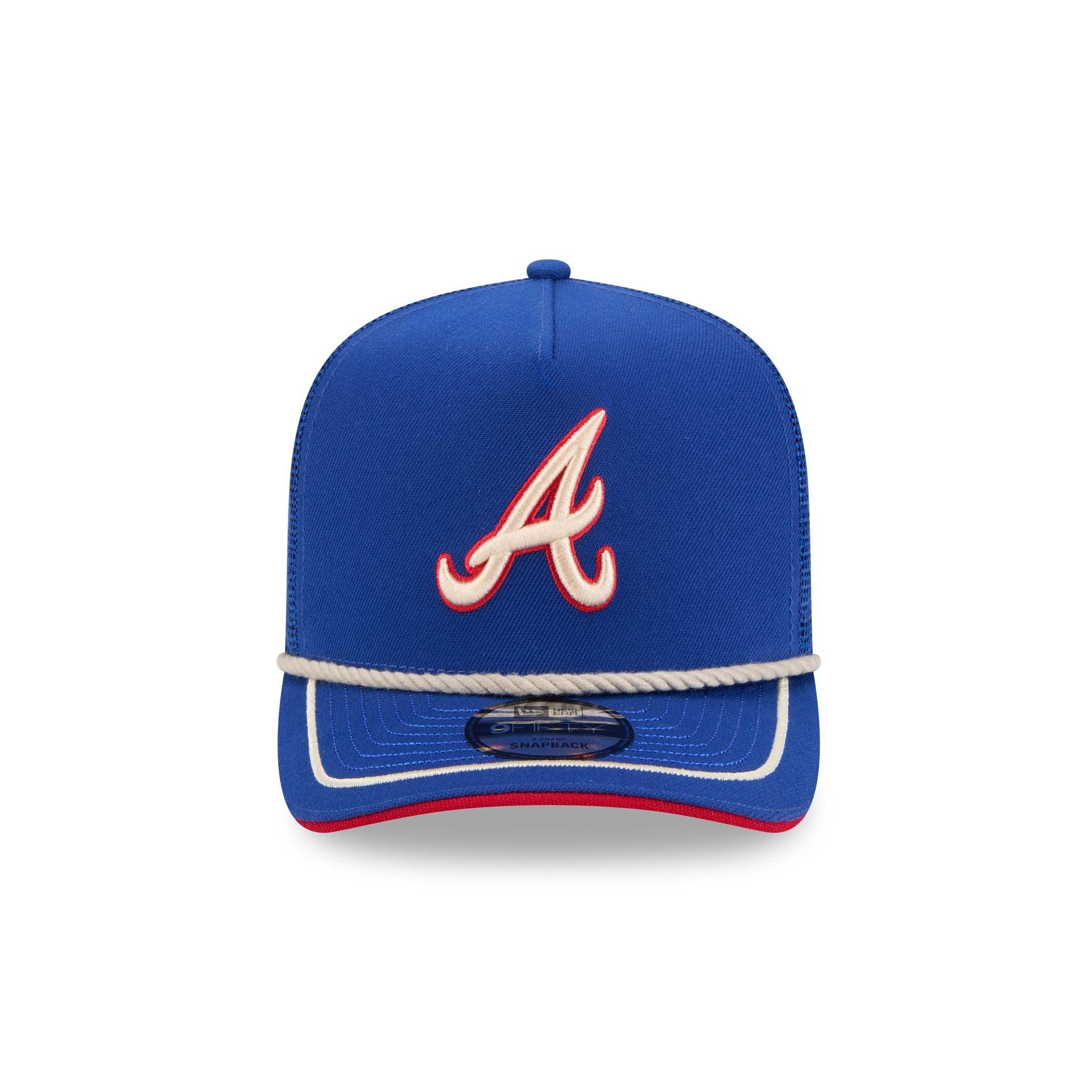 Atlanta Braves Vintage Team Rope 9FIFTY A-Frame Trucker Male Product Image