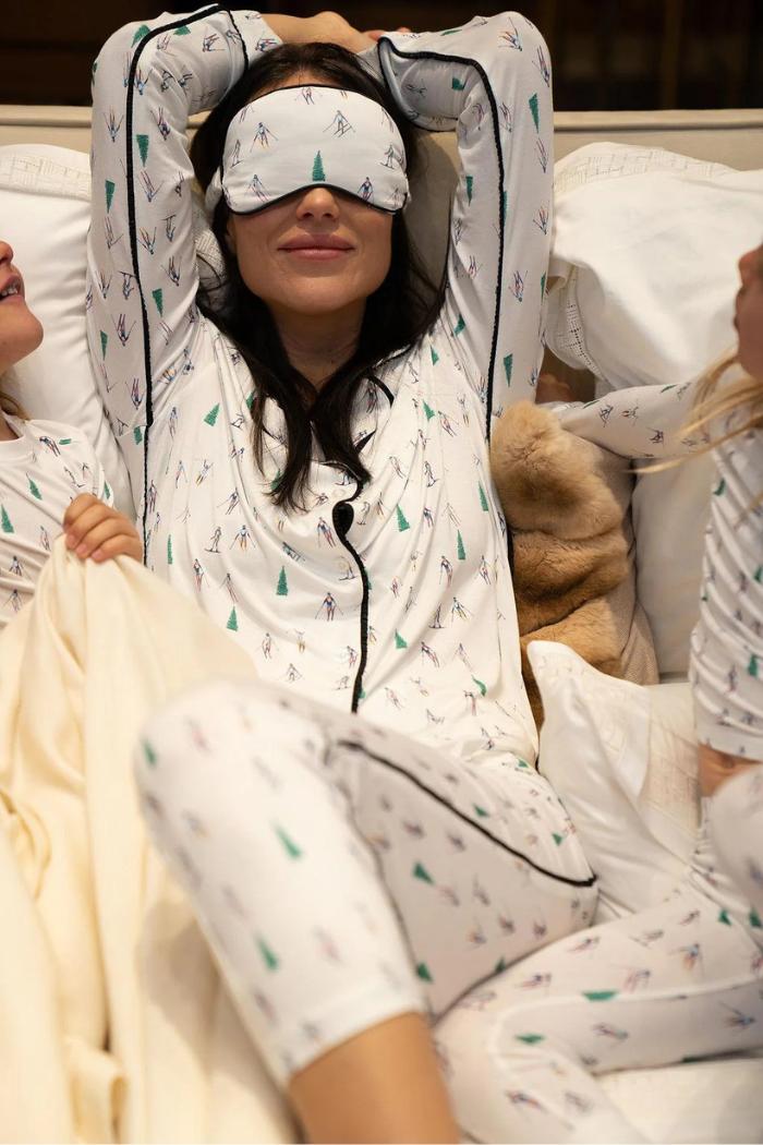 Jolene skiers long pajama set Product Image