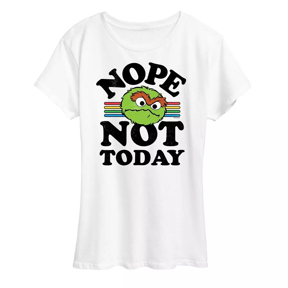 Women's Sesame Street Nope Not Today Graphic Tee,  Product Image