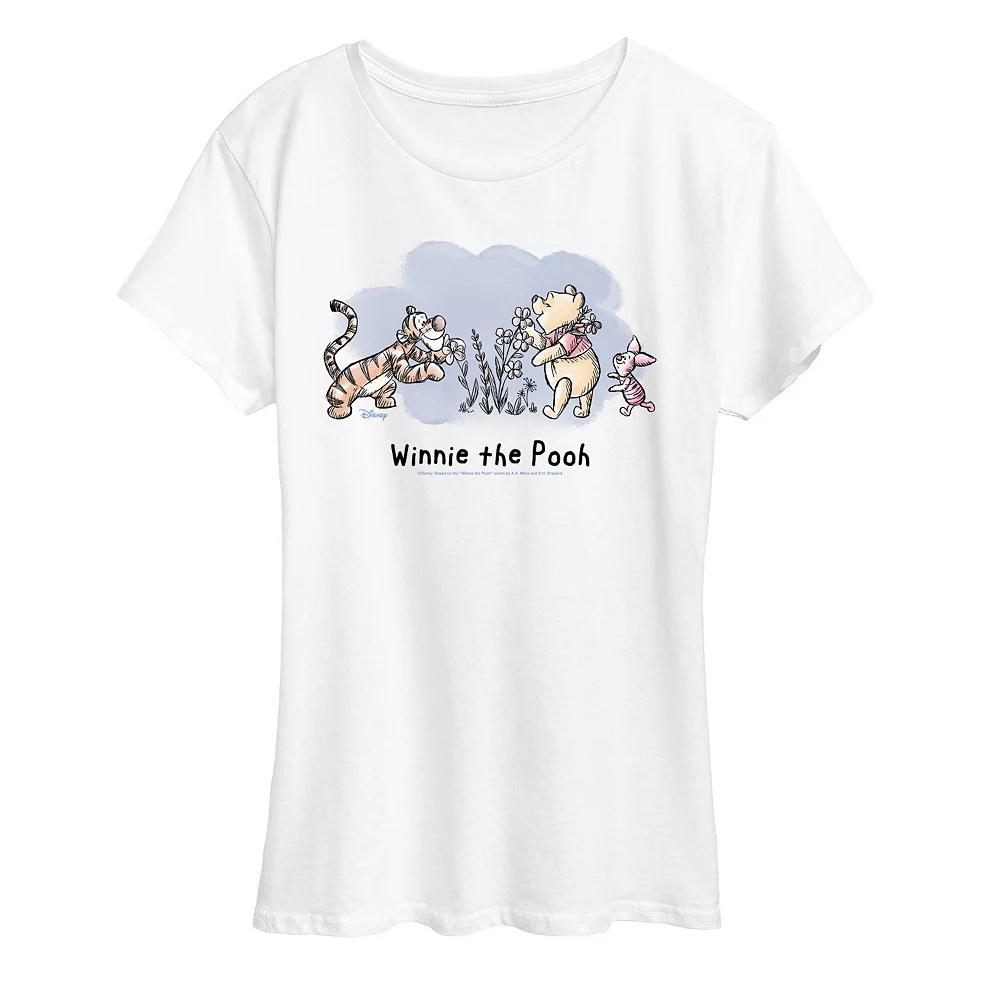 Disney's Winnie The Pooh Women's Group Graphic Tee,  Product Image