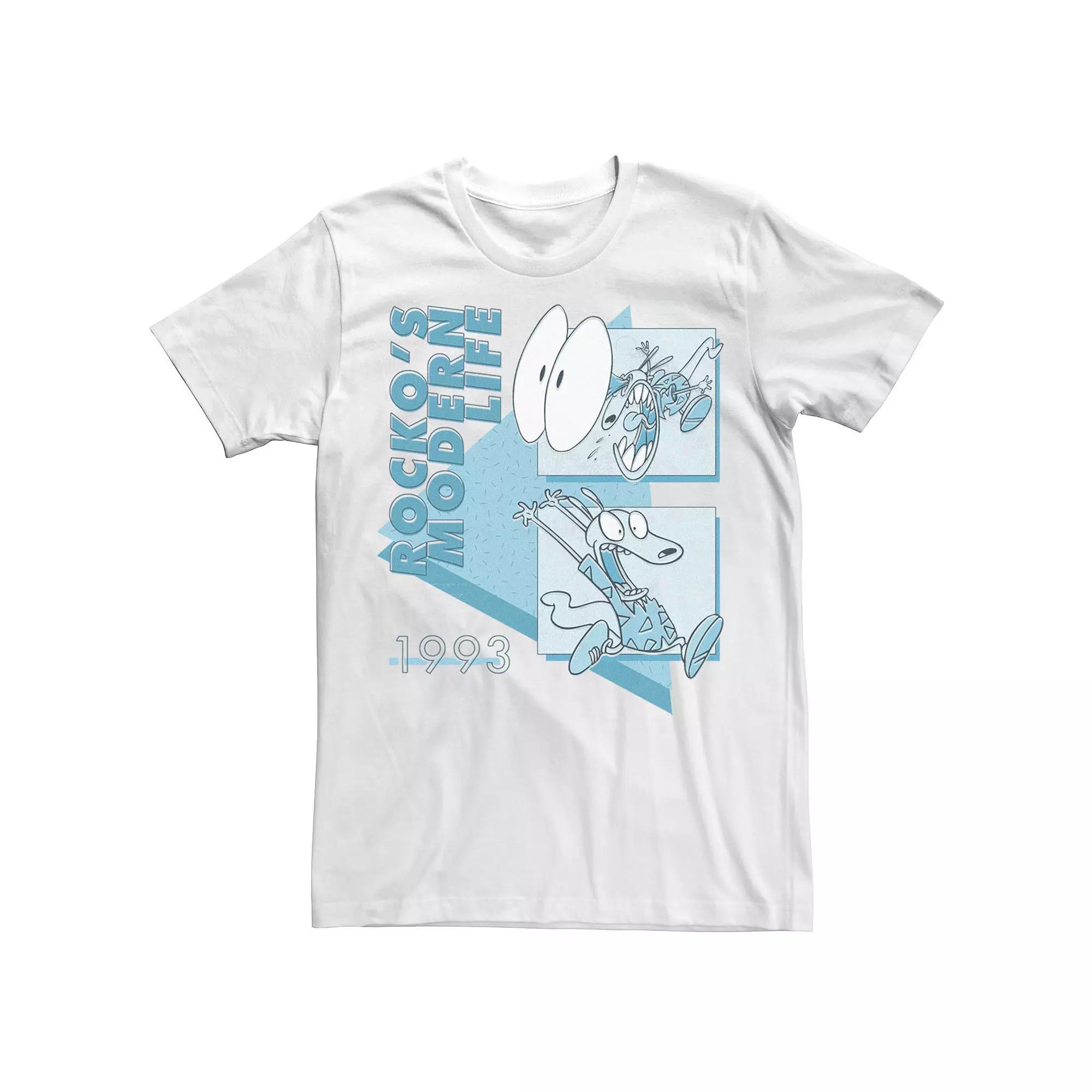 Men's Rockos Modern Life 1993 Pop Art Retro Tee,  Product Image