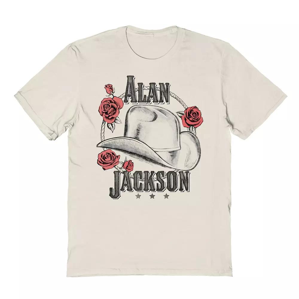 Men's Alan Jackson Graphic Tee, Size: Medium, Natural Product Image