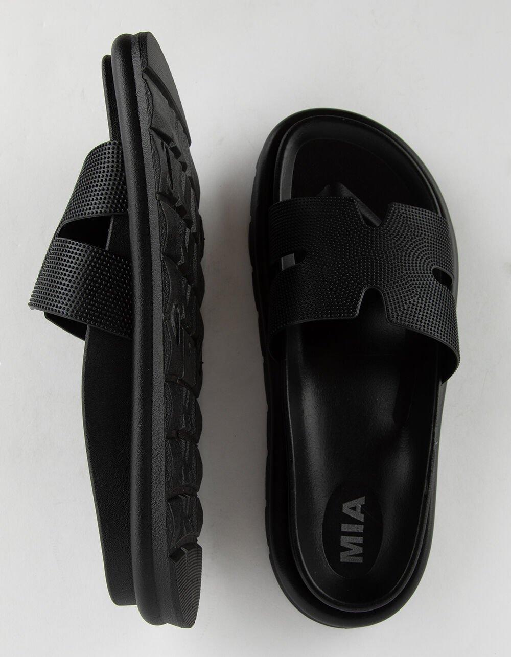 MIA Bertini Womens Slide Sandals - BLACK Product Image