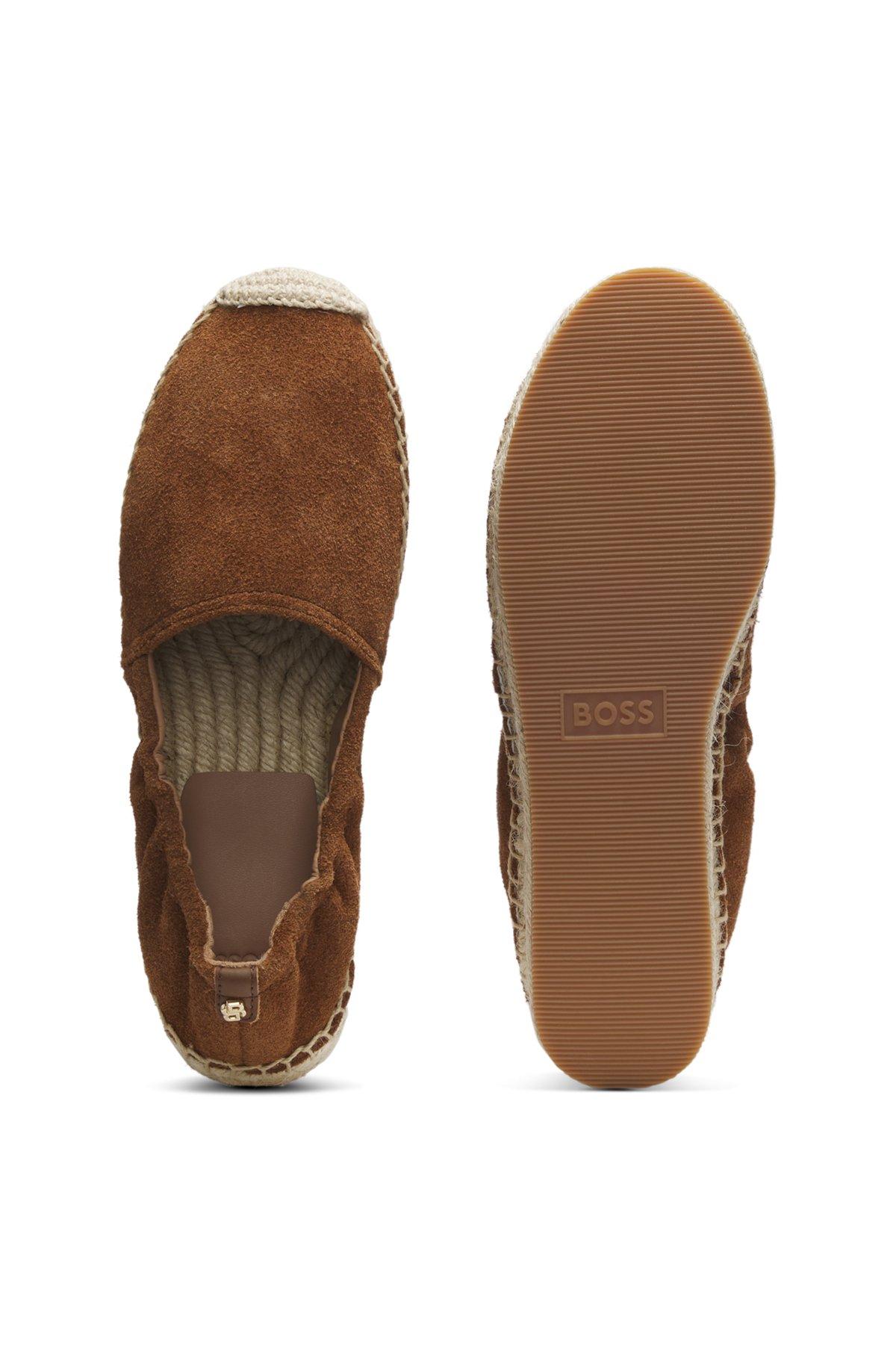 Suede espadrilles with jute midsole Product Image