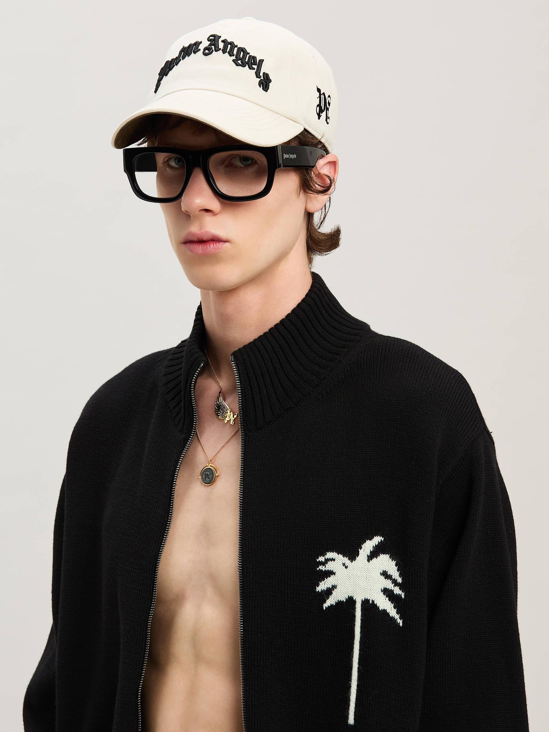 PALMS KNIT TRACK TOP OFF WHITE - GREY ME Product Image