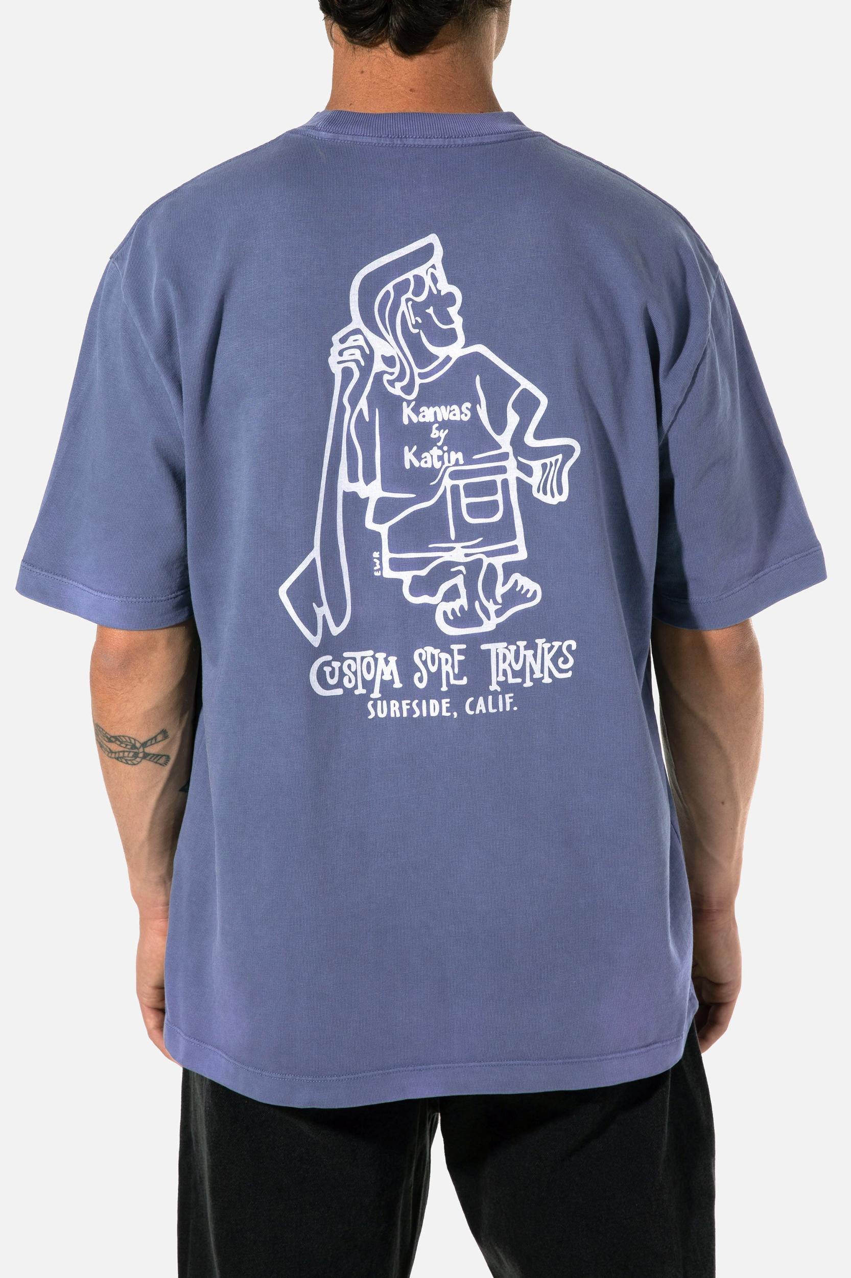 K-MAN BOX FIT TEE - BLACK WASH PIGMENT DYE / M Product Image