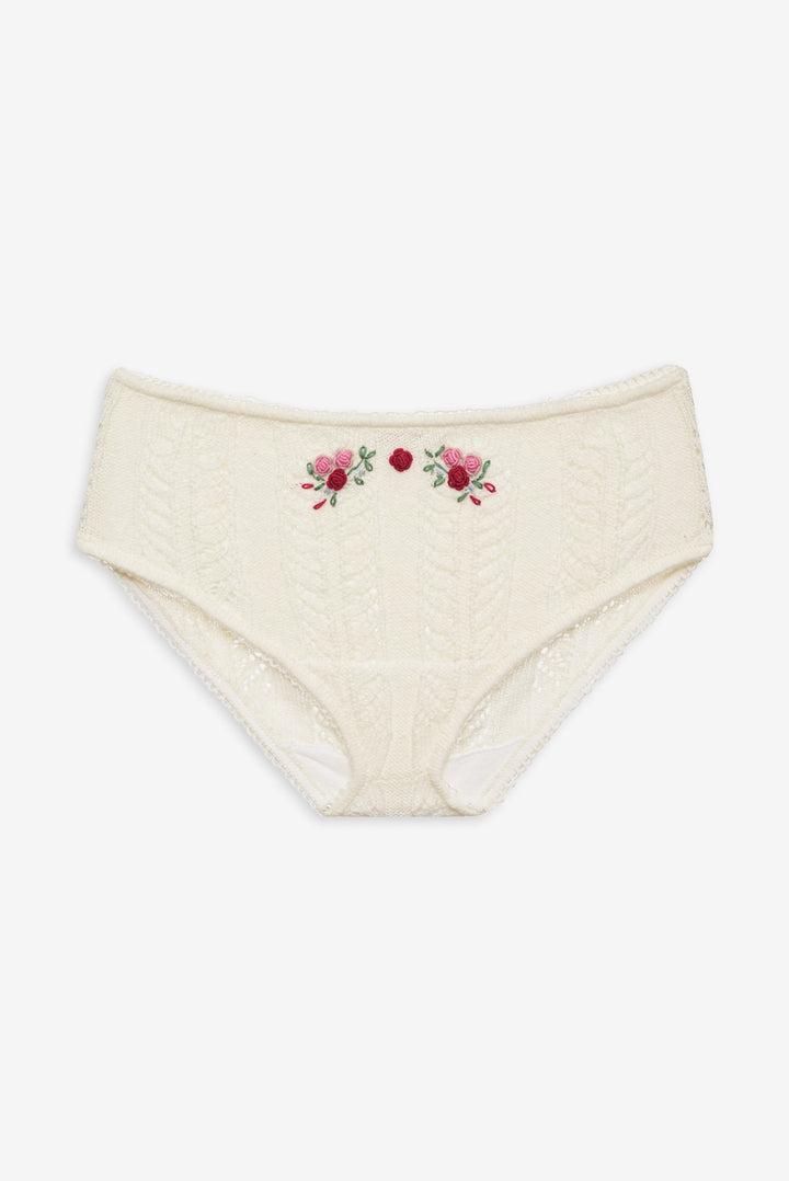 Nathalie Cheeky Panty — White Product Image