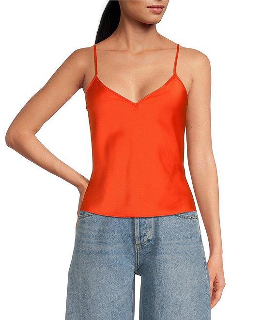 Gianni Bini Harper Satin V-Neck Cami Product Image