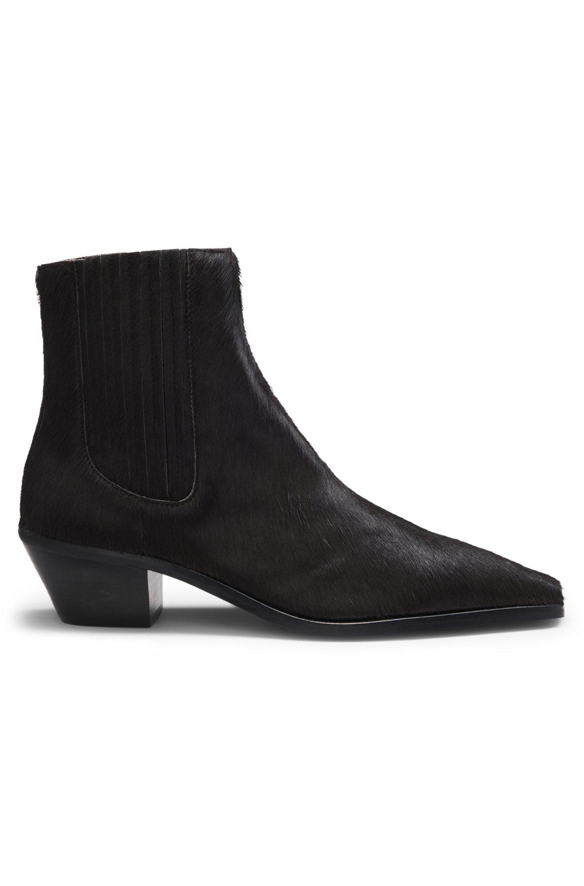 Ankle boots in pony-hair leather Product Image