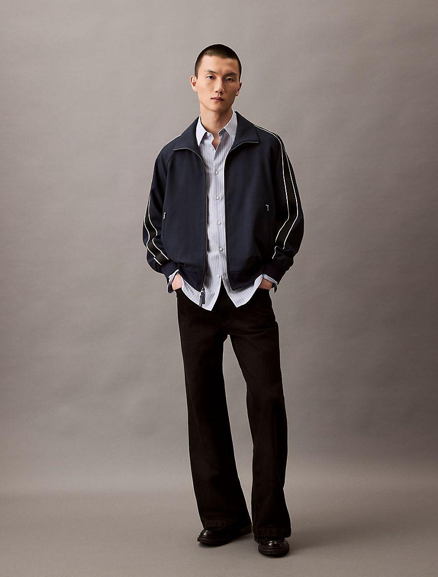 Tech Cotton Slim Button Down Shirt Product Image