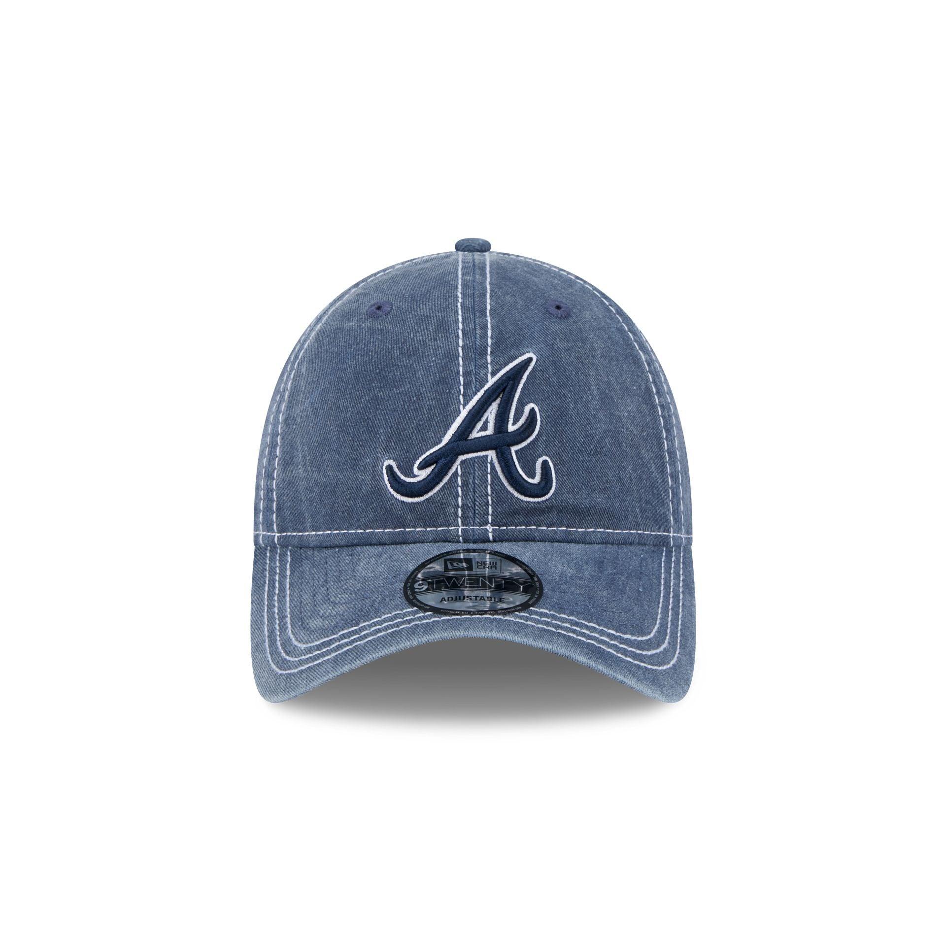 Atlanta Braves Washed Contrast 9TWENTY Adjustable Hat Male Product Image