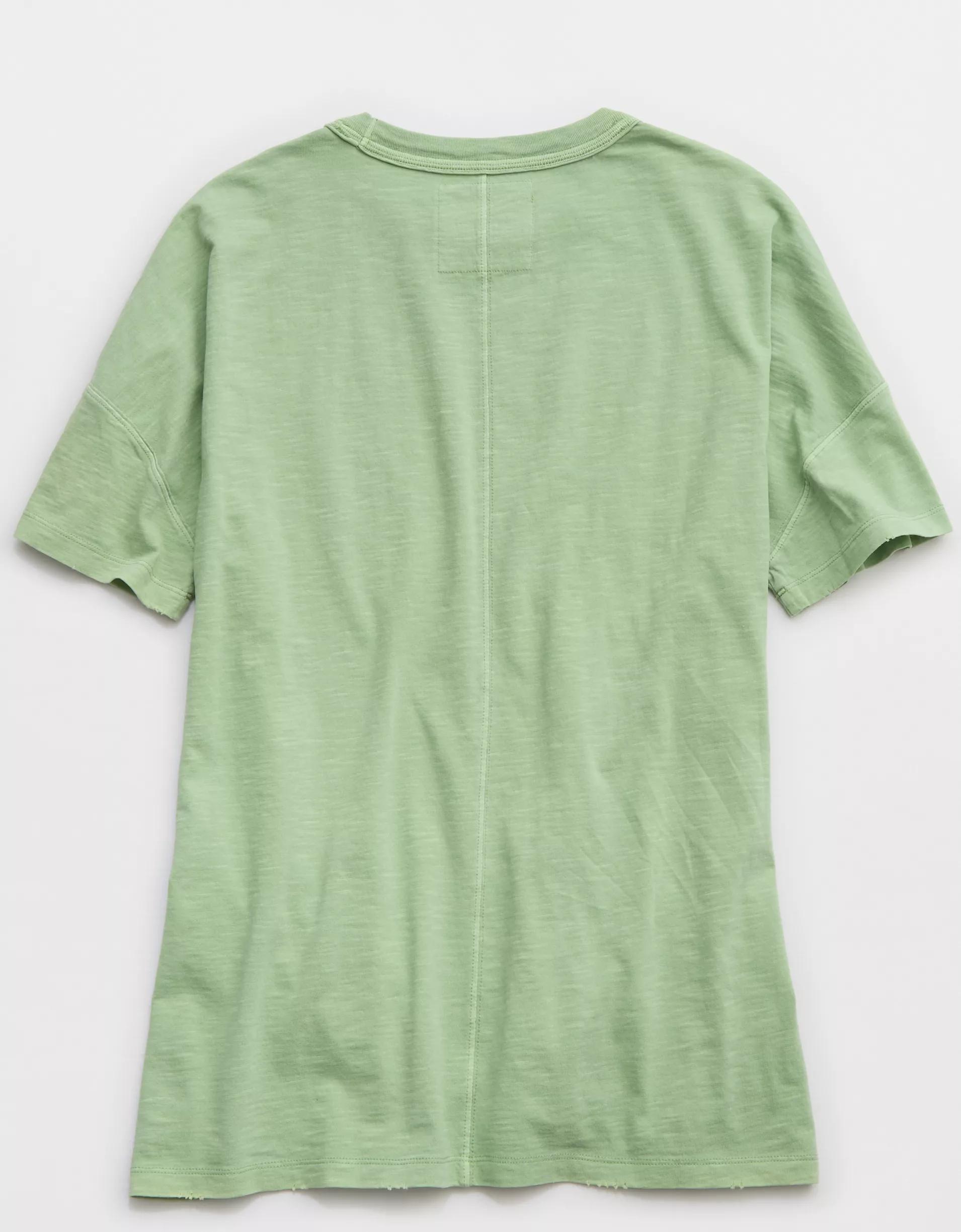 Aerie Oversized Crew Boyfriend T-Shirt Product Image