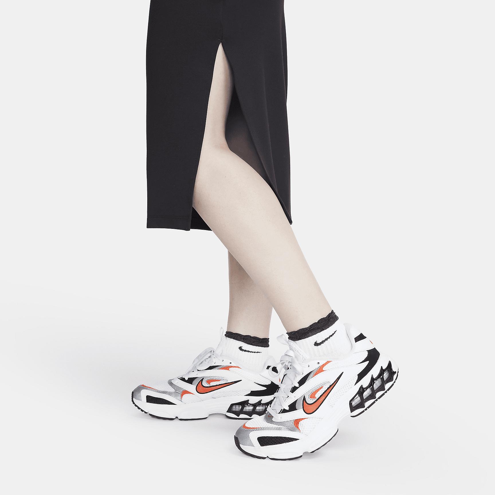 Womens Nike Sportswear Essential Tight Midi Dress | DV7878-010 Product Image