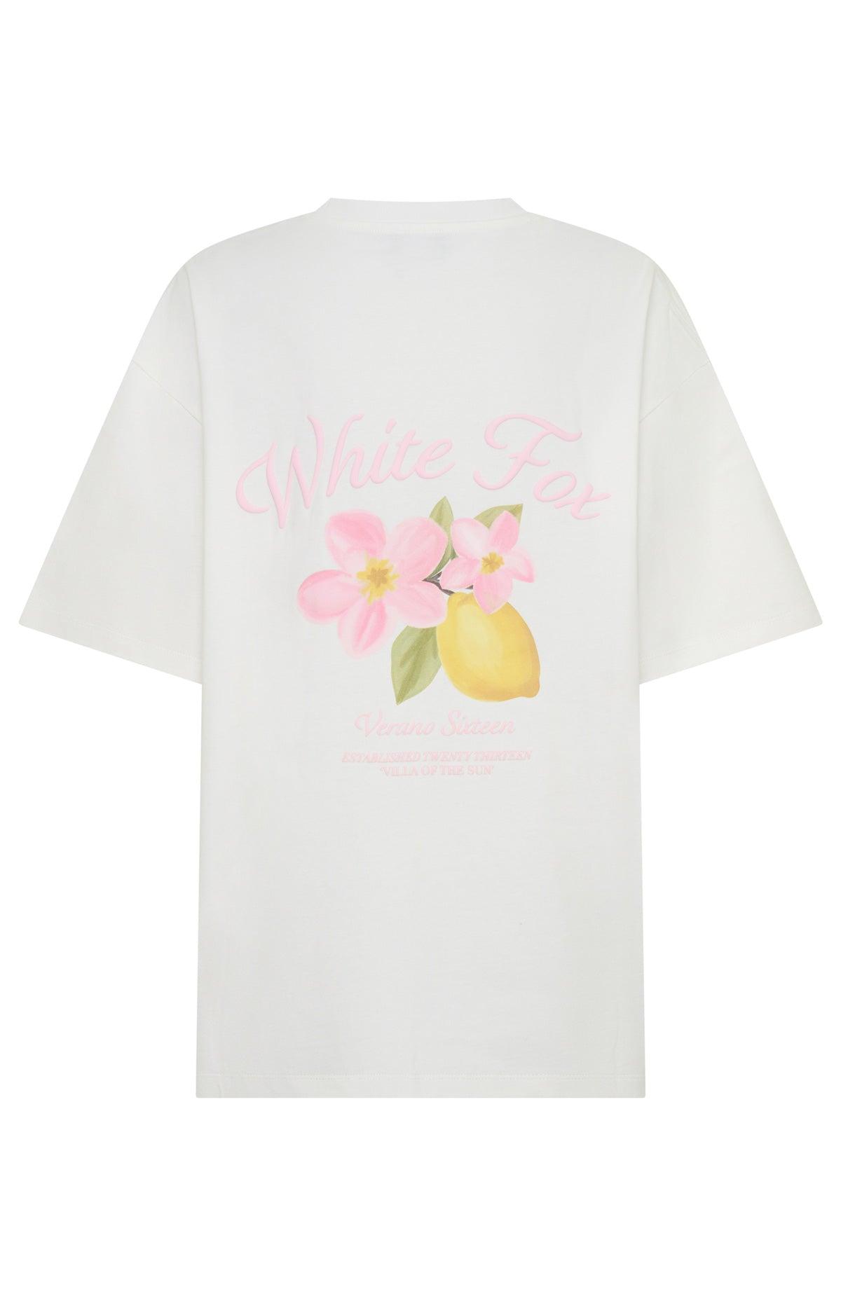 Verano Sixteen Valeria Oversized Tee White Product Image