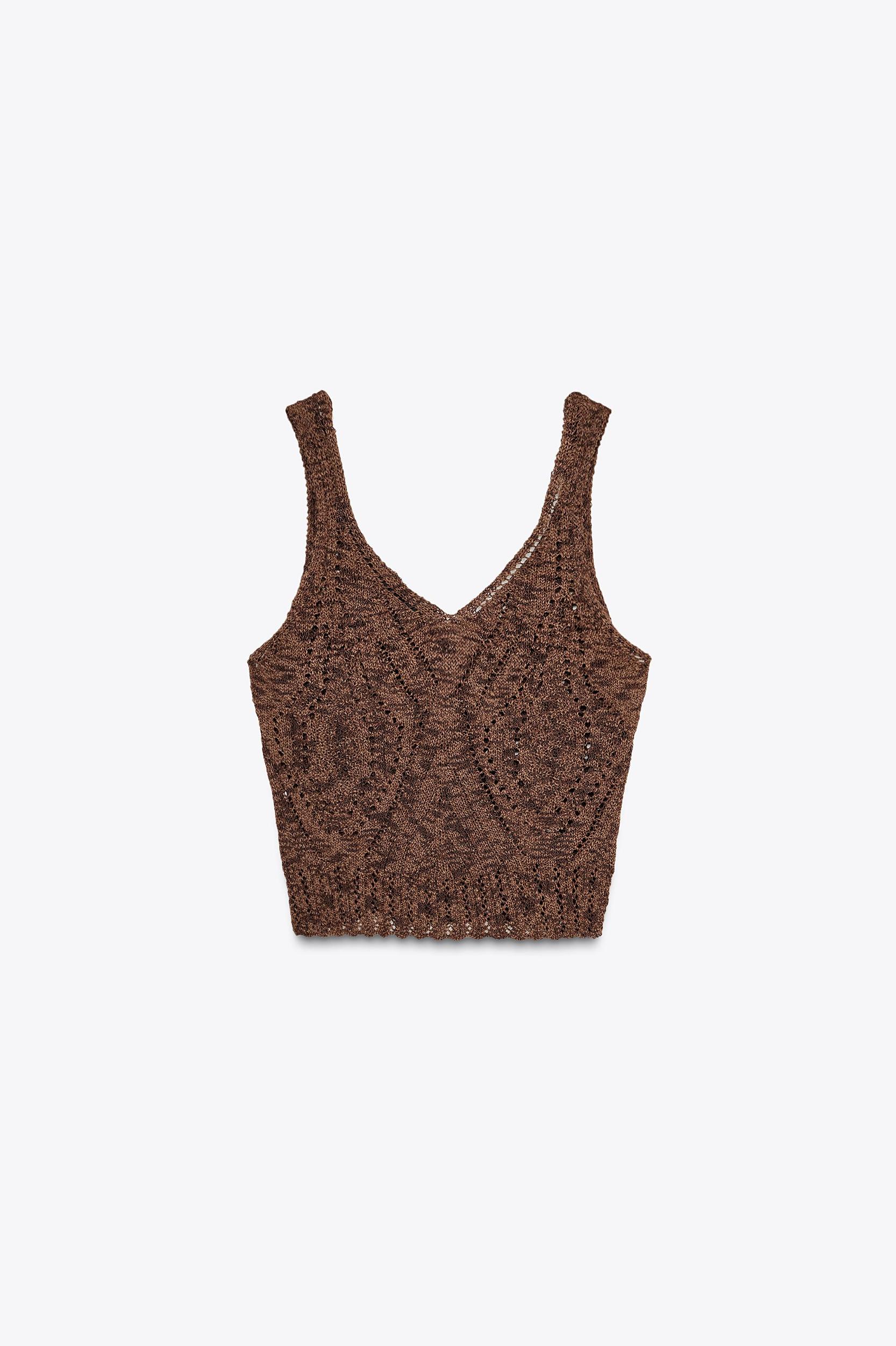 POINTELLE KNIT TOP Product Image