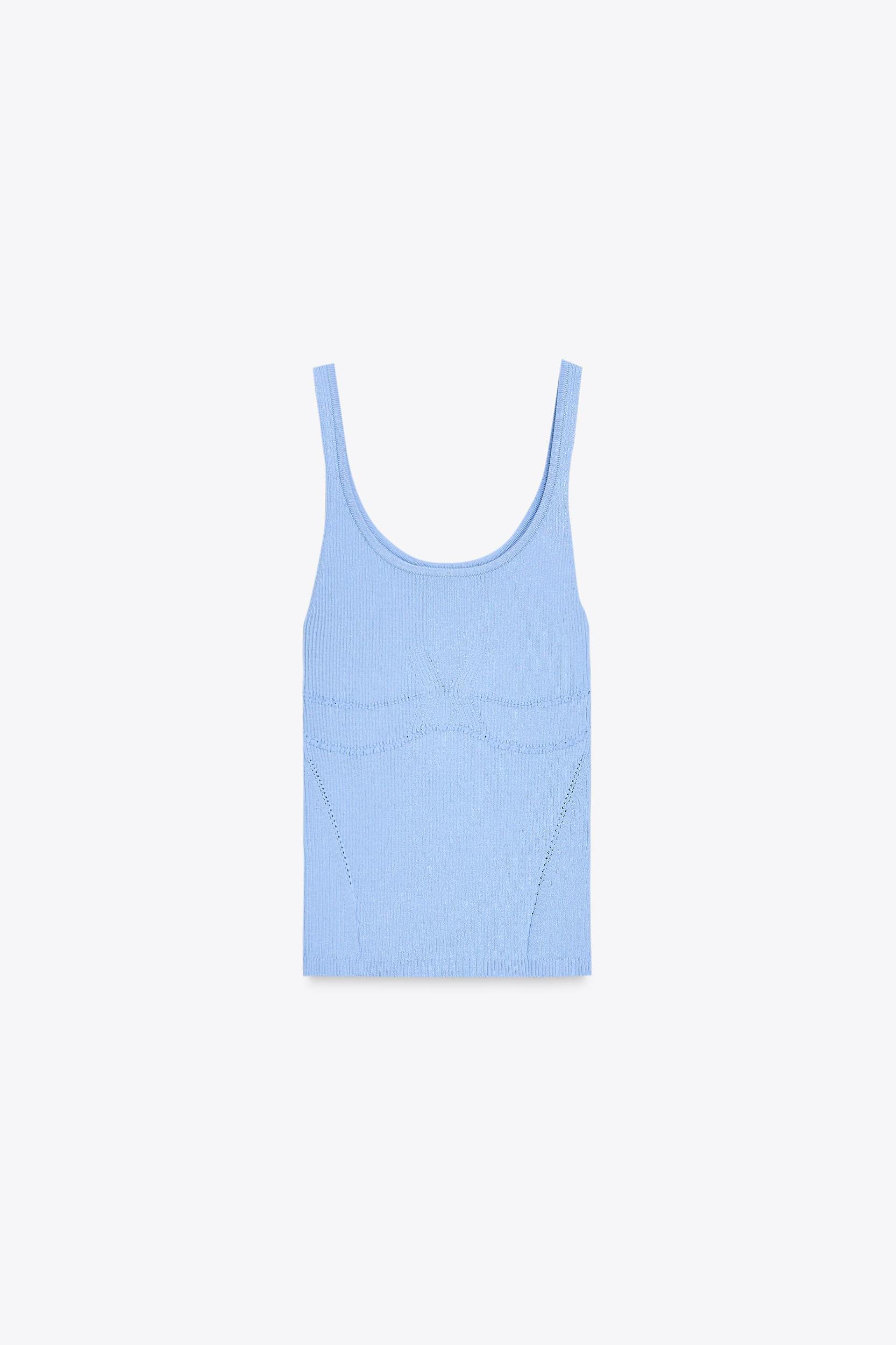 FITTED KNIT TOP Product Image