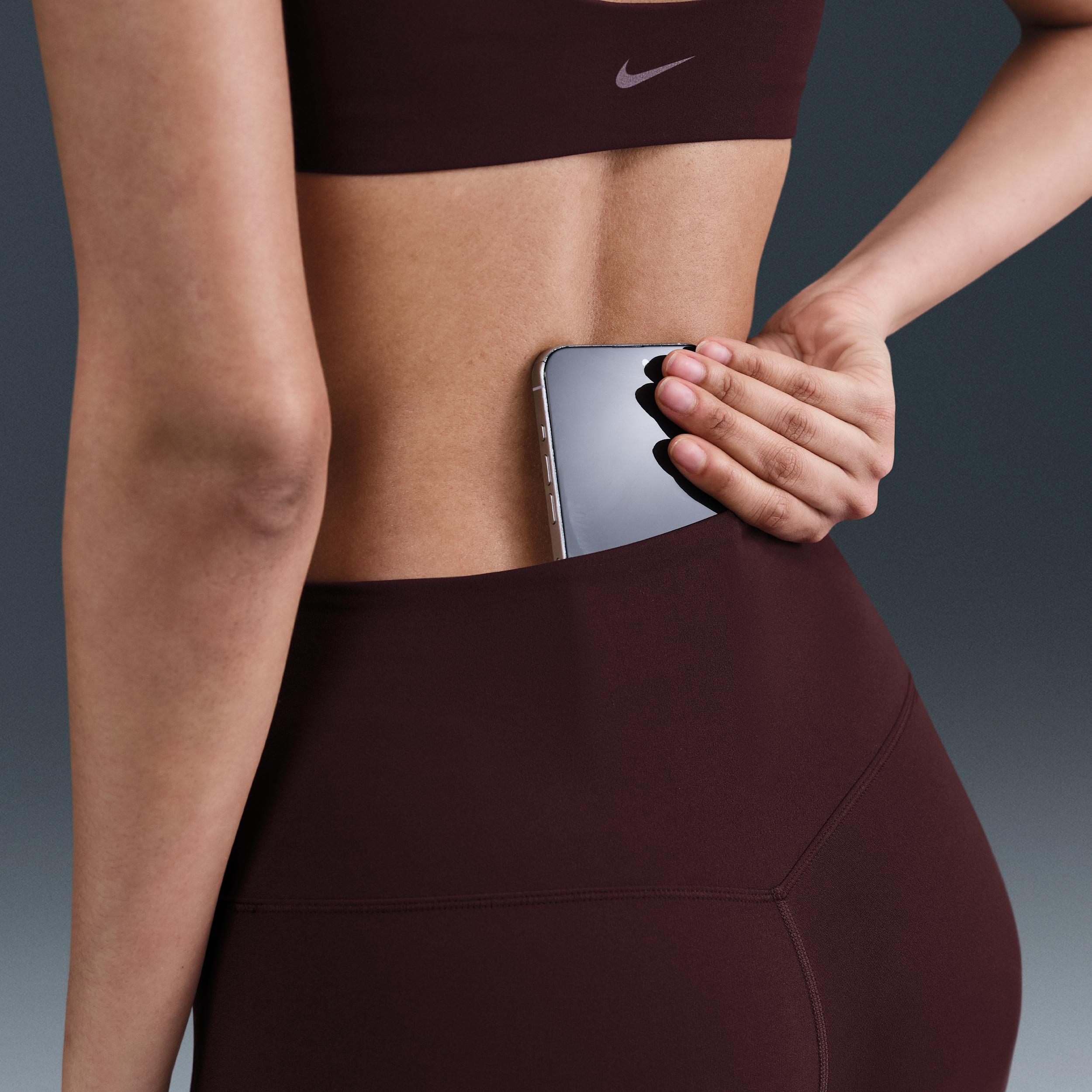 Nike Womens Zenvy High-Waisted 5 Biker Shorts | FN3156-652 Product Image