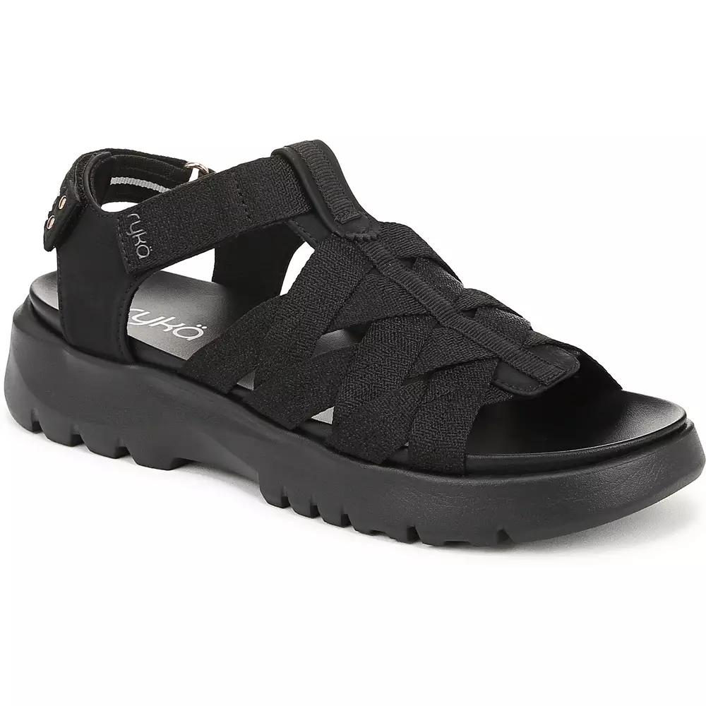 Ryka Blissful Women's Sport Sandals, Size: 11 Wide, Black Product Image