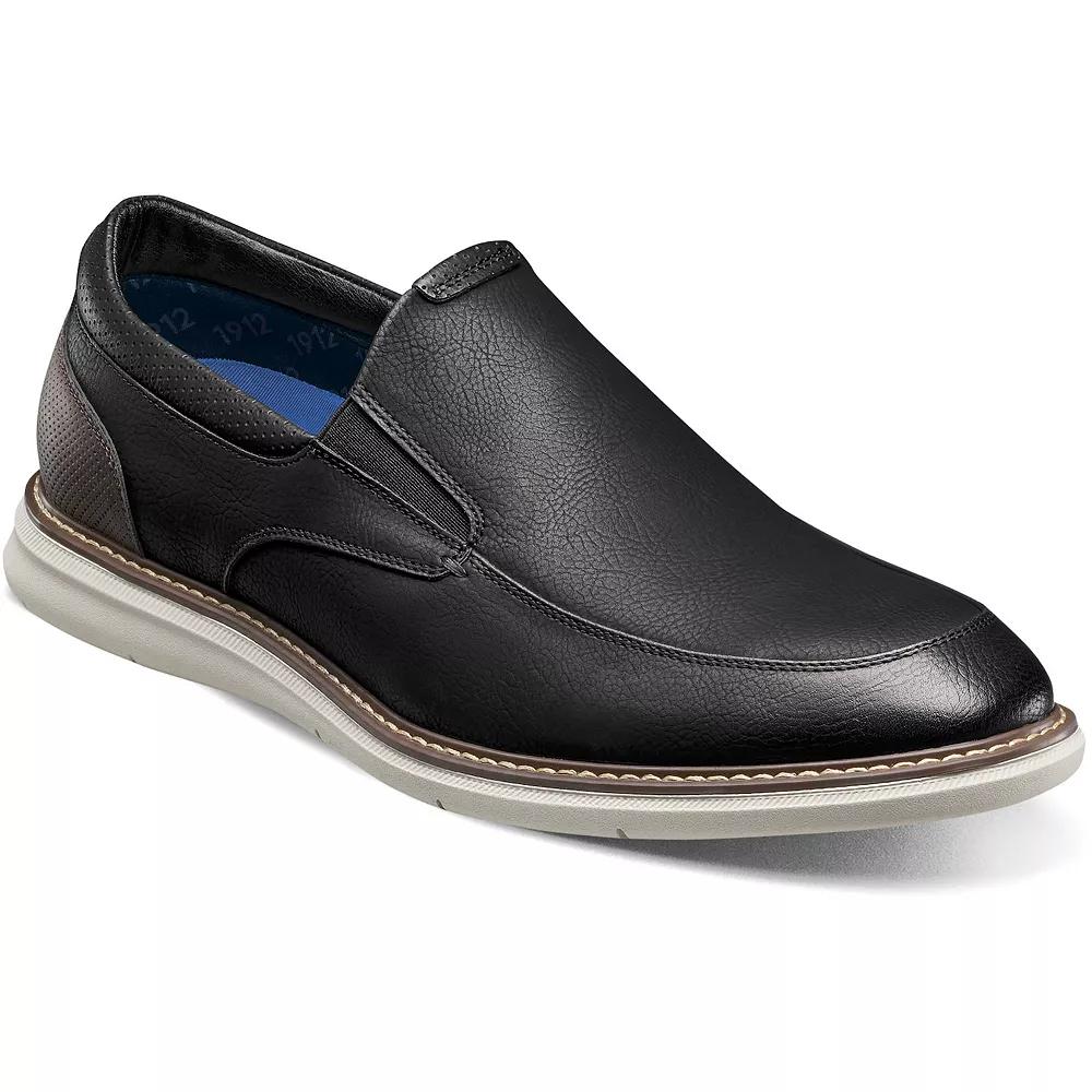 Nunn Bush® Chase Men's Casual Moc Toe Slip-On Shoes, Size: 13 Wide, Black Team Product Image