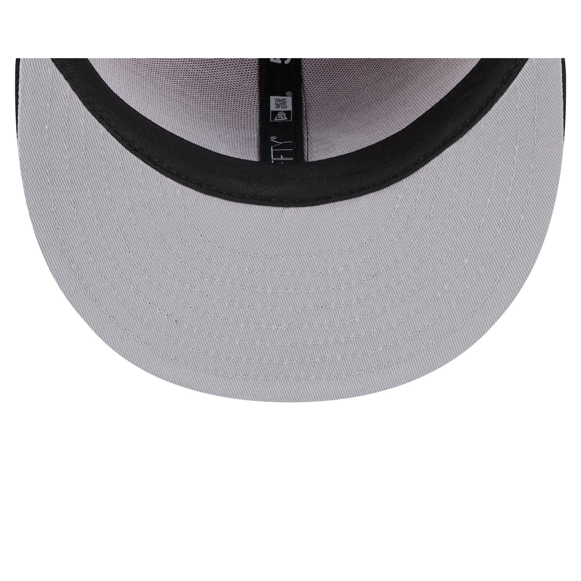 Cincinnati Reds Pinstripe League Pin 59FIFTY Fitted Hat Male Product Image