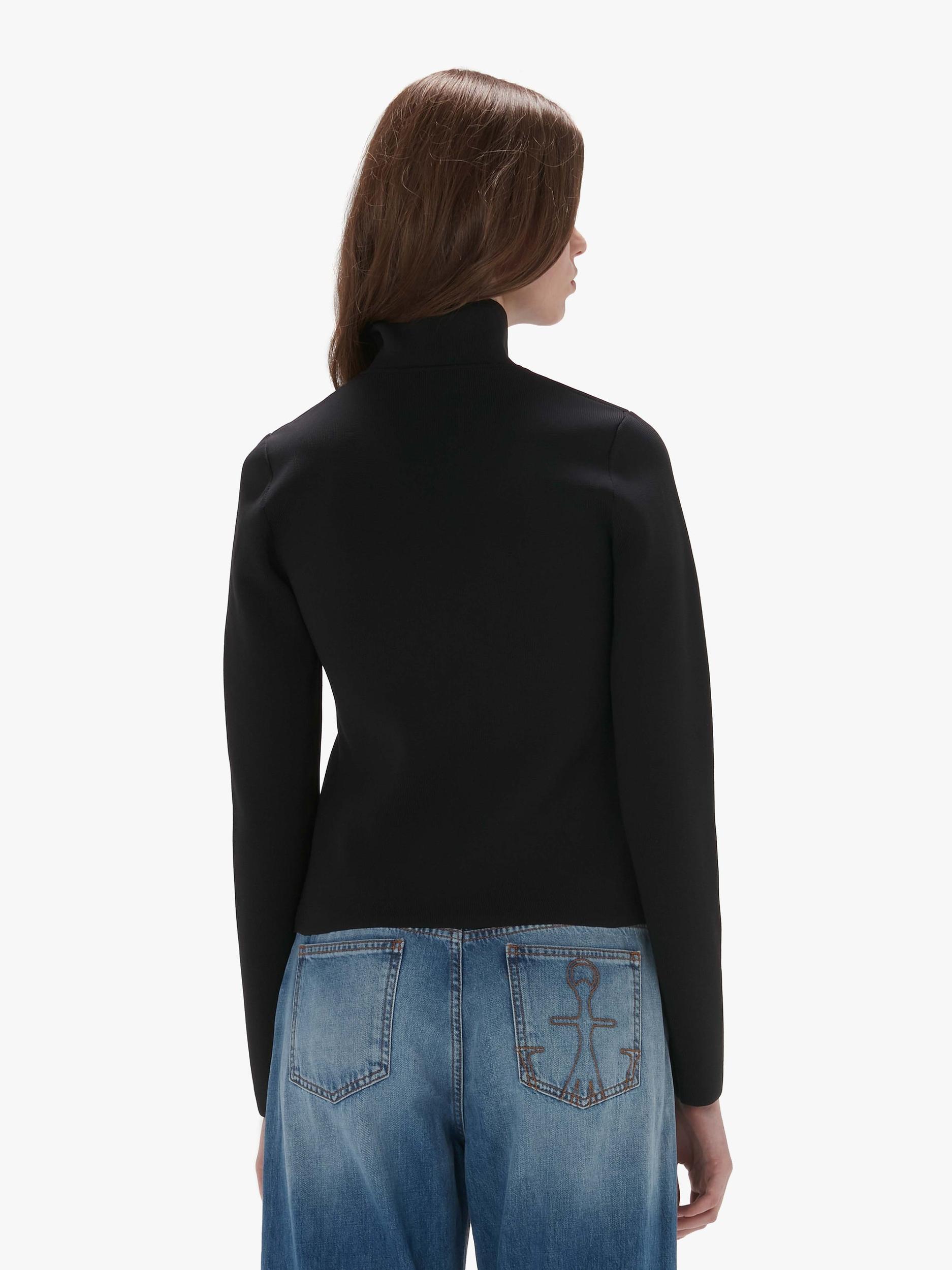 FITTED ZIP UP CARDIGAN Product Image