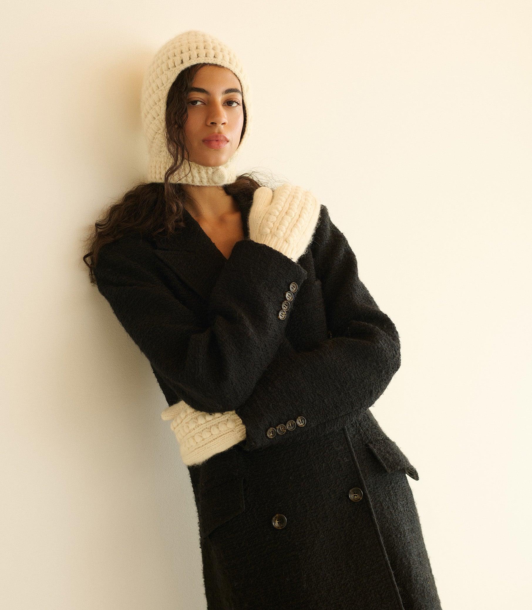 VERBIER MITTENS -- IVORY Product Image