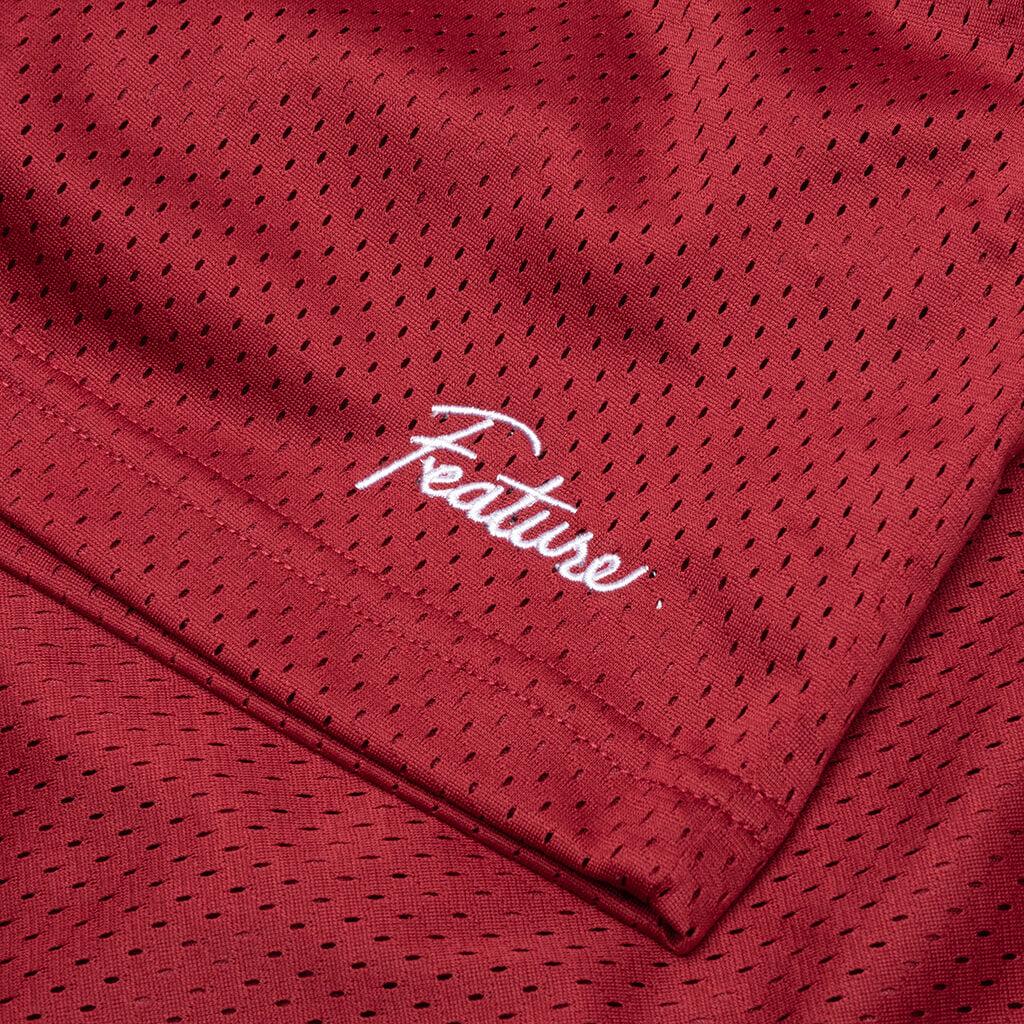 West Mesh Shorts - Red Male Product Image