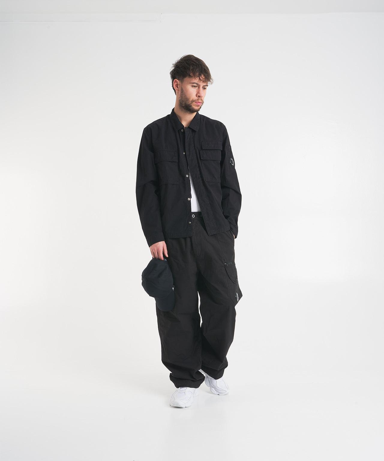 Overshirt in gabardine Product Image