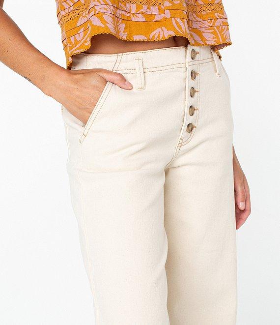 Roxy Wandering Shores Denim Jeans Product Image