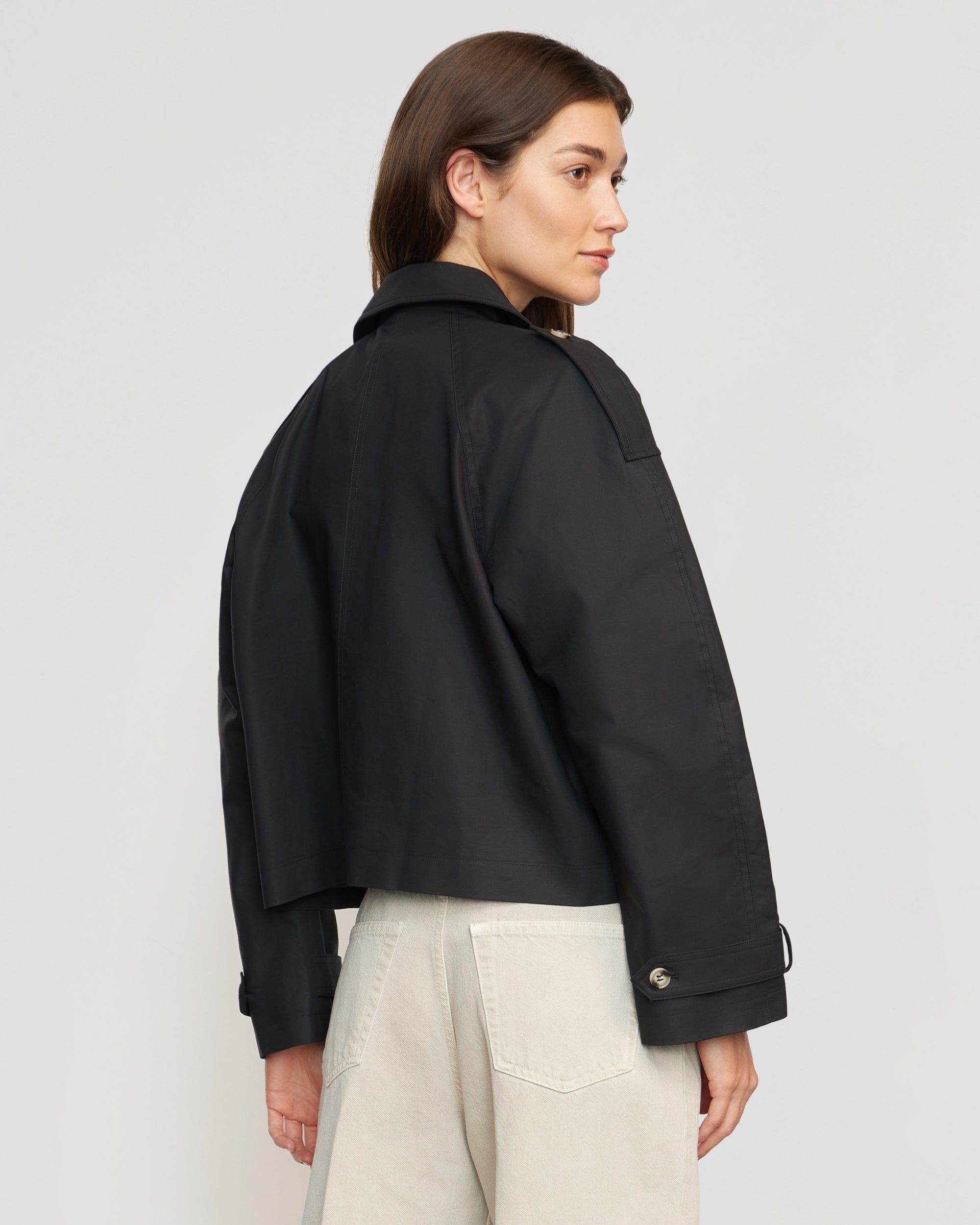 Luca Cropped Trench Jacket Product Image