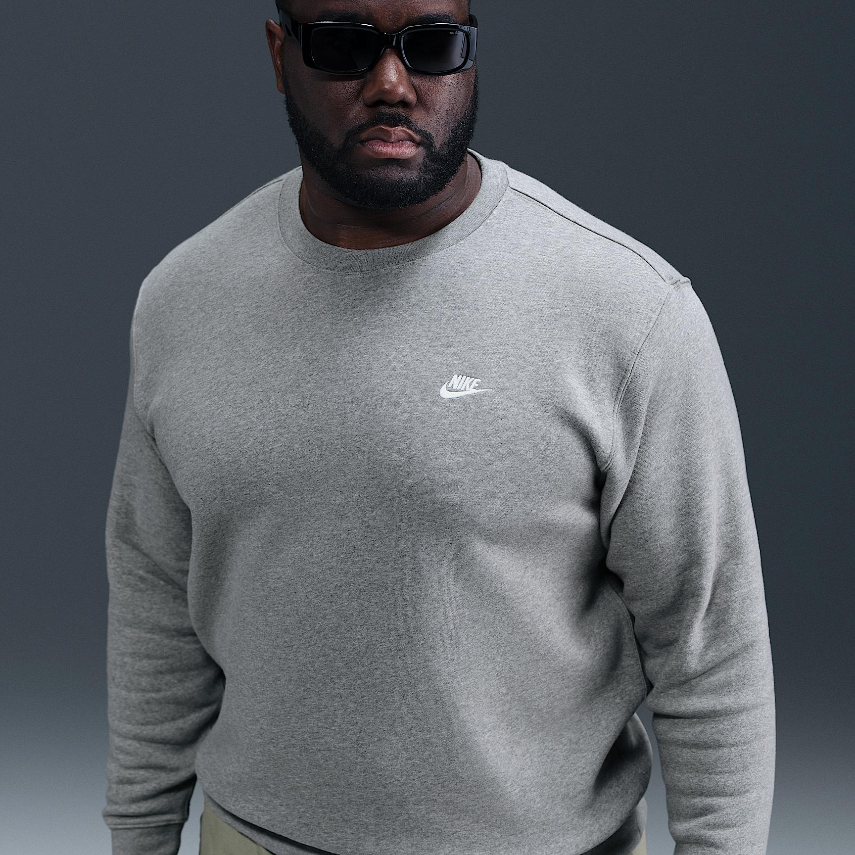 Nike Mens Club Fleece Crew | FN3886-063 Product Image