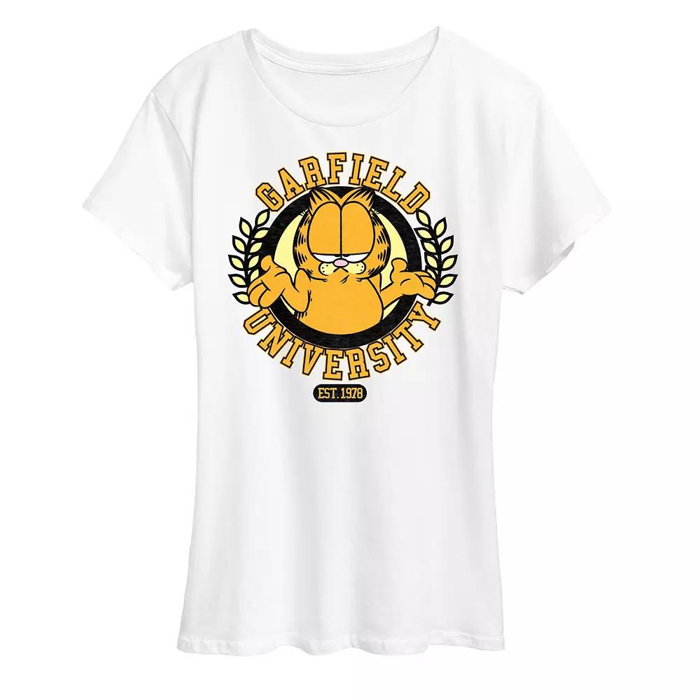 Women's Garfield University Graphic Tee,  Product Image