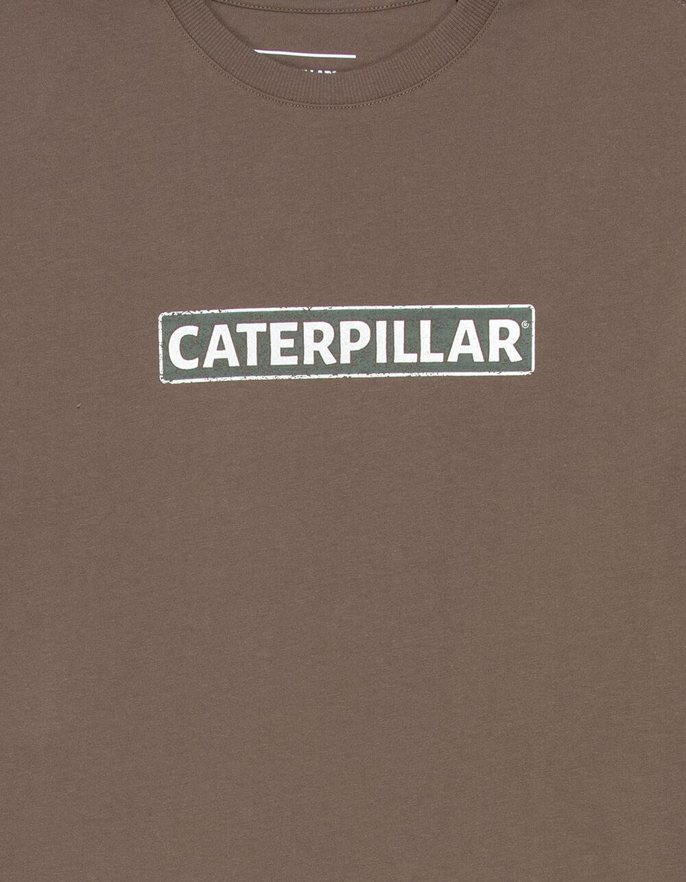 CATERPILLAR Premium Goods Mens Boxy Tee - BROWN Product Image