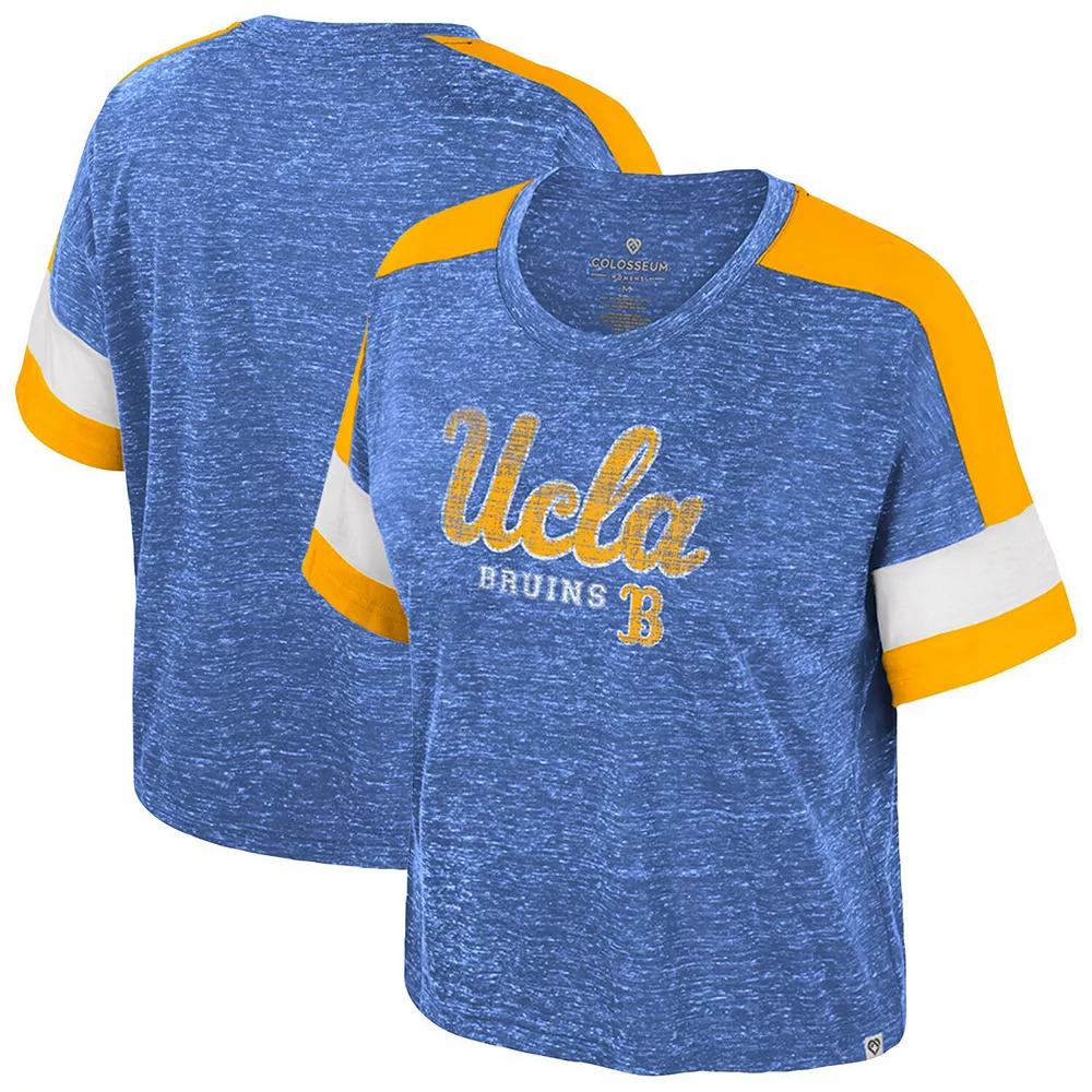 Women's Colosseum Blue UCLA Bruins Color Block Scoop Neck T-Shirt, Size: Medium Product Image