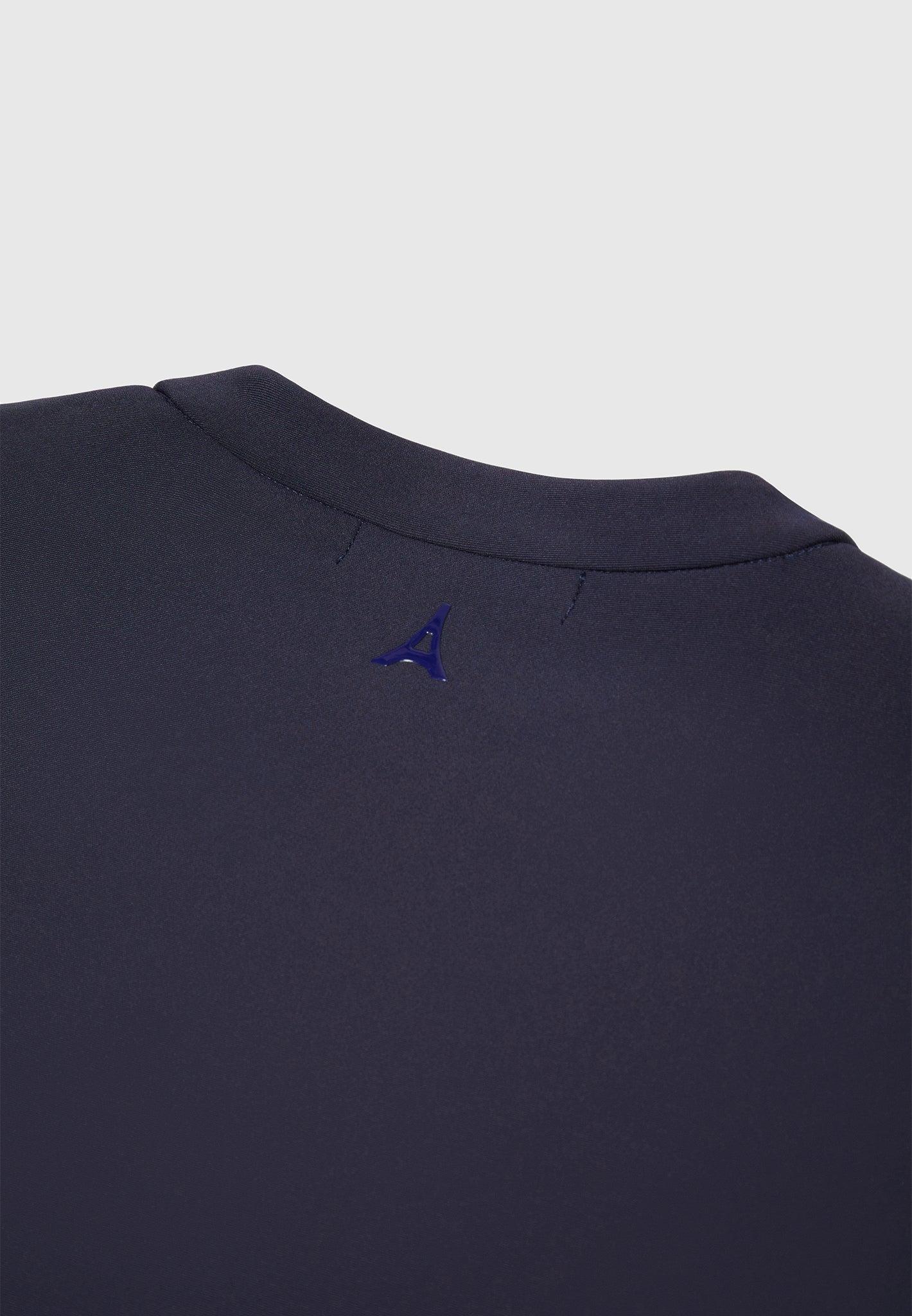 Neoprene Regular Fit Crew Neck Jumper - Navy Male Product Image