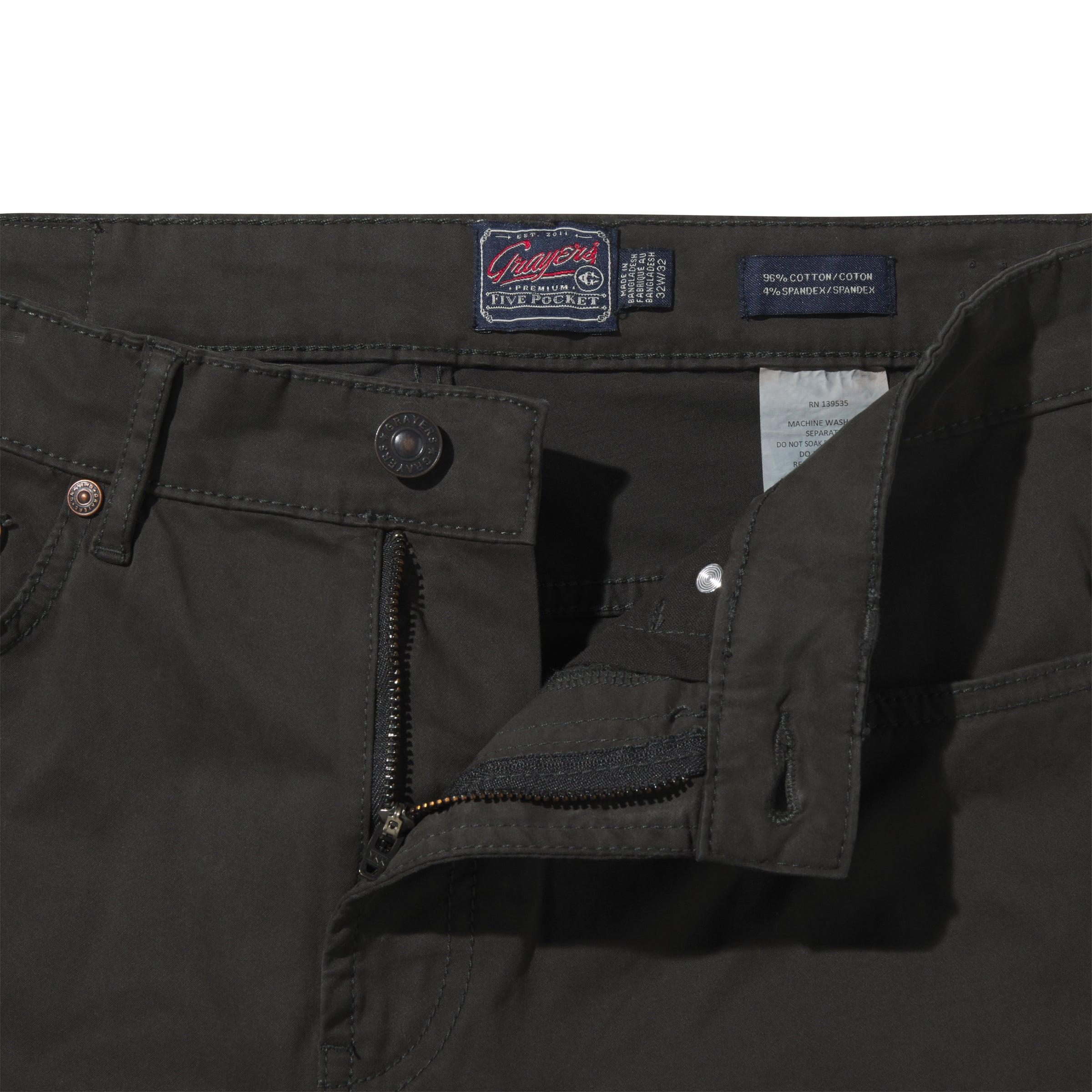 Alternative Stretch Slim Fit 5 Pocket - Washed Black Product Image