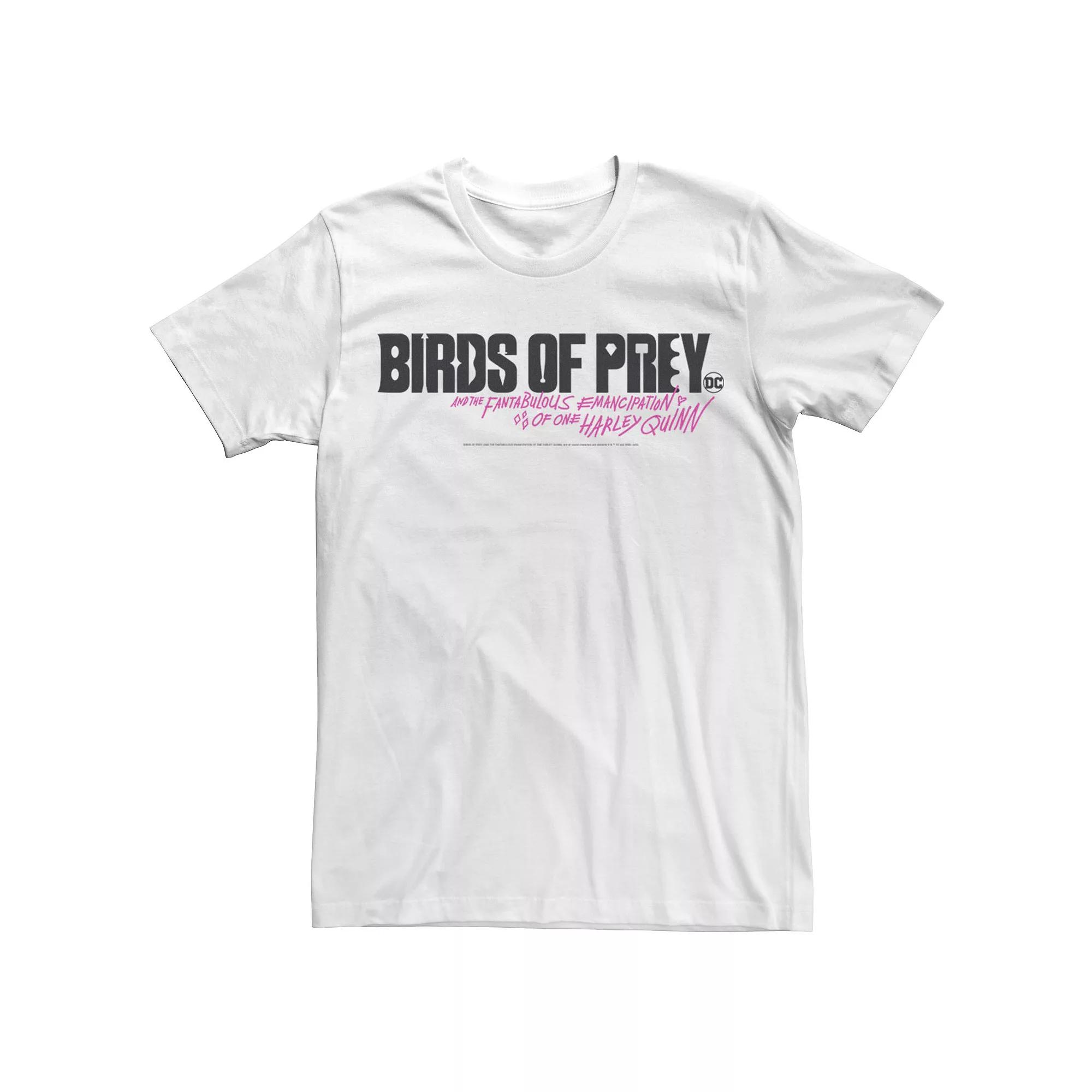 Men's Birds Of Prey And The Fantabulous Emancipation Of One Harley Quinn Text Tee,  Product Image